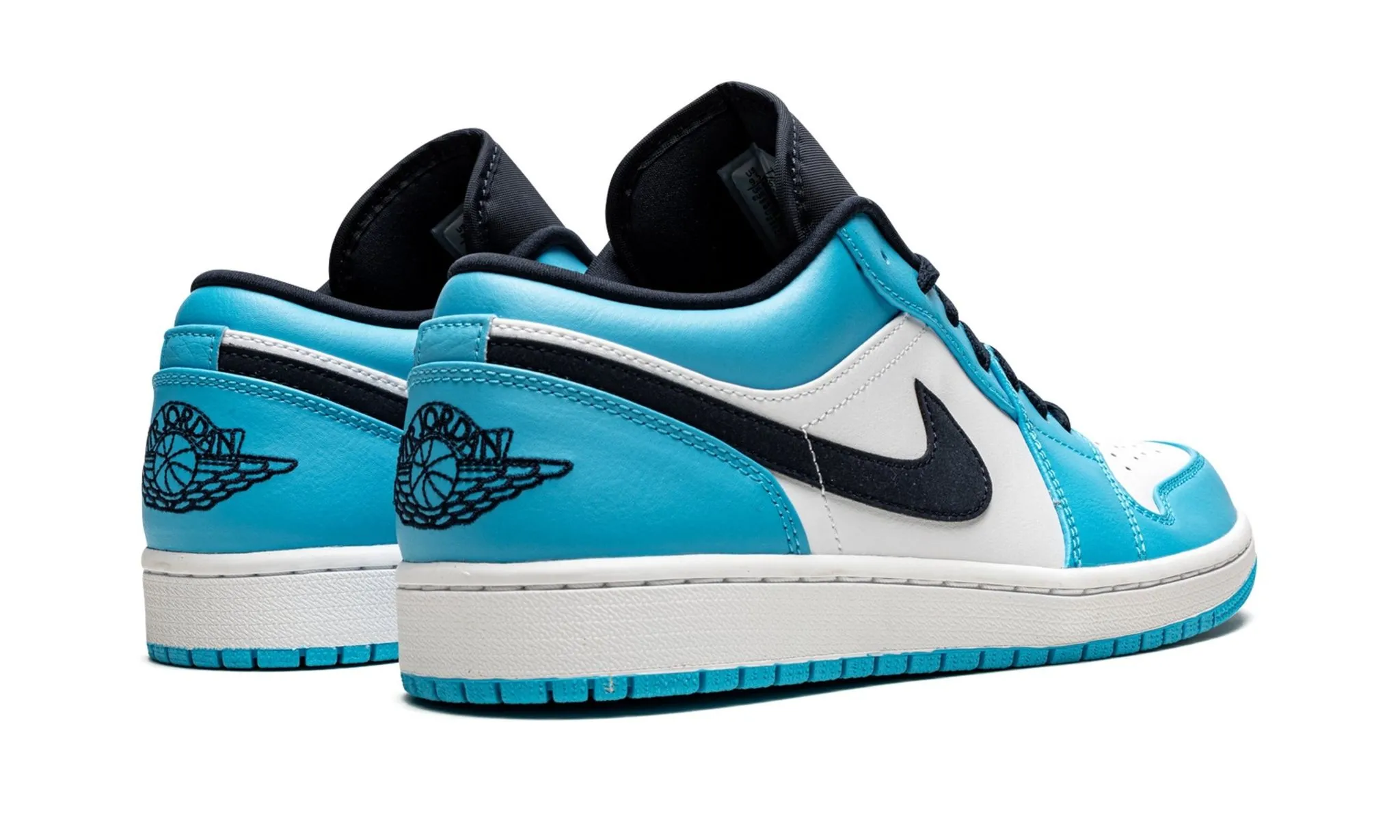 Narrow Fit Dad Pick Air Jordan 1 Low Obsidian / Unc