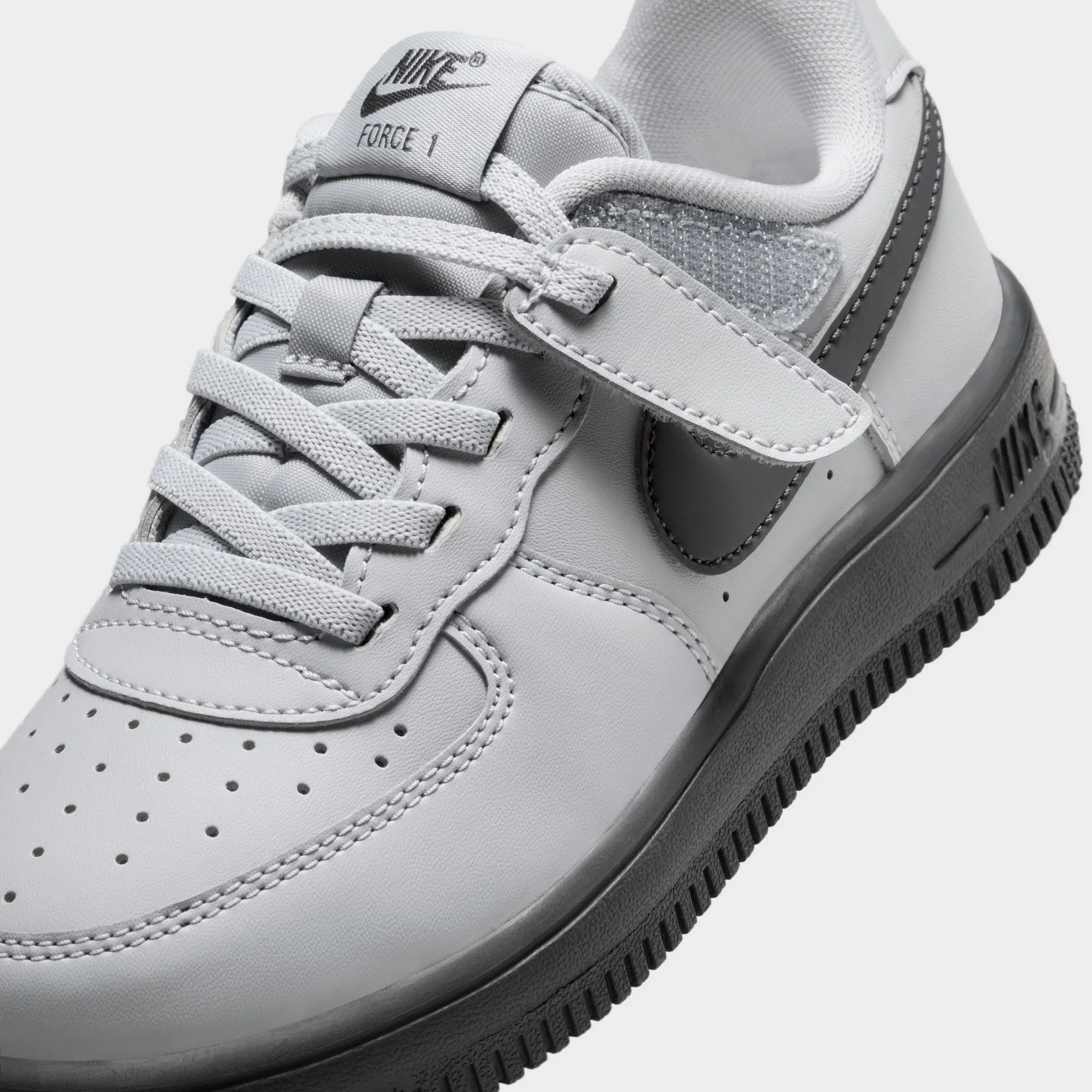 Nike Air Force 1 Low Easyon PS Wolf Grey / Dark Smoke Grey Shell Walk