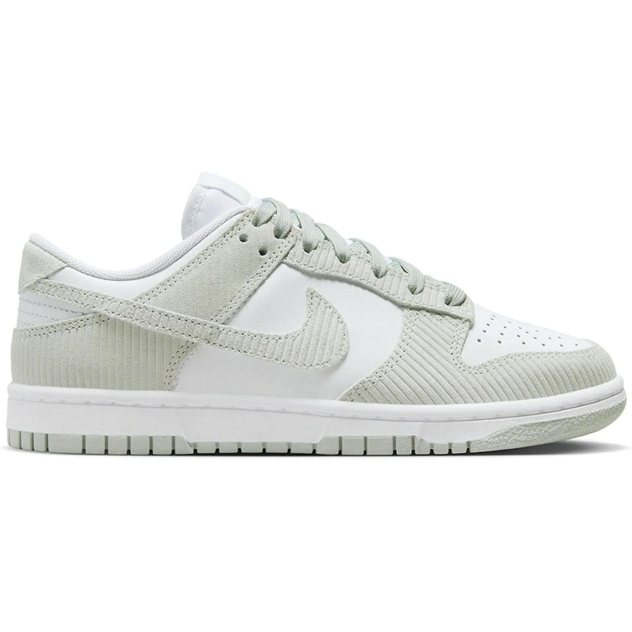 Nike Dunk Low Light Silver Corduroy (Women's) Cool Days Chic Form