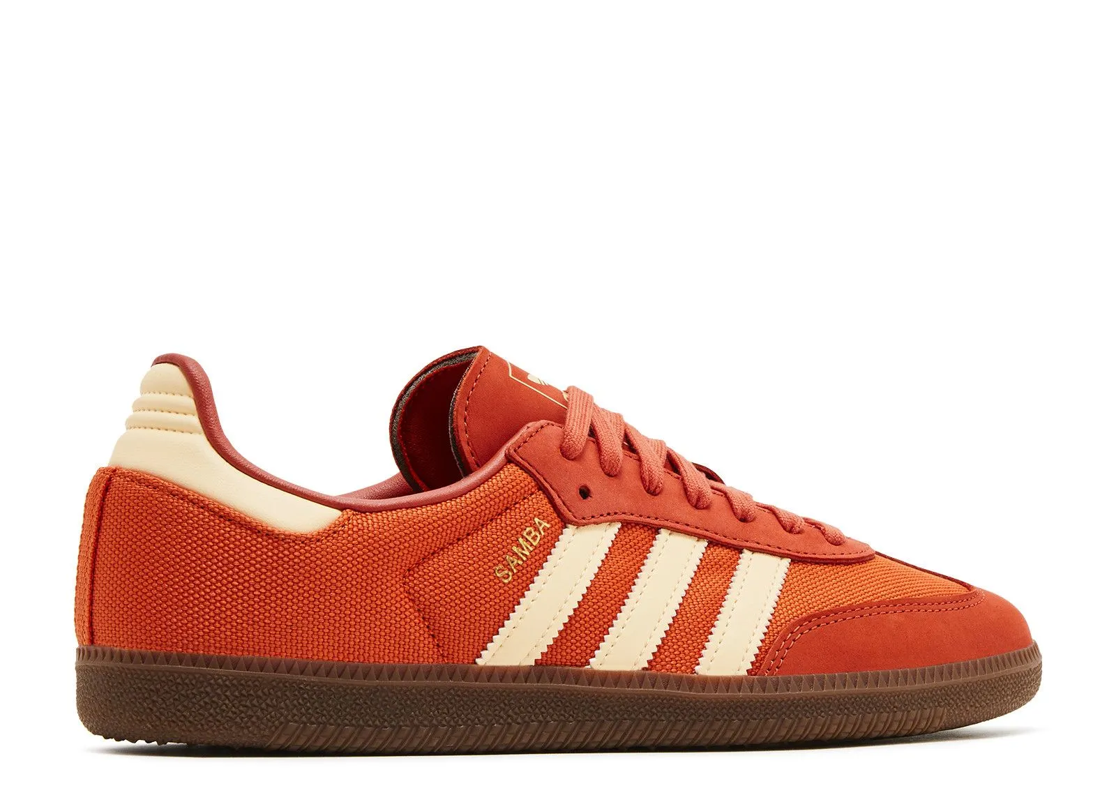 Adidas Samba OG Collegiate Orange Slim Footprint