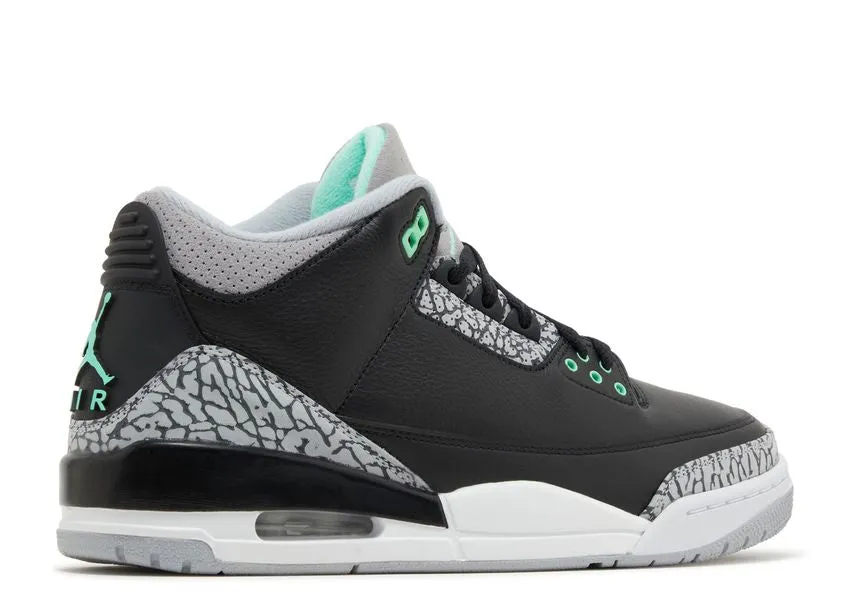 Air Jordan 3 Retro Green Glow Tidy look Save Hike