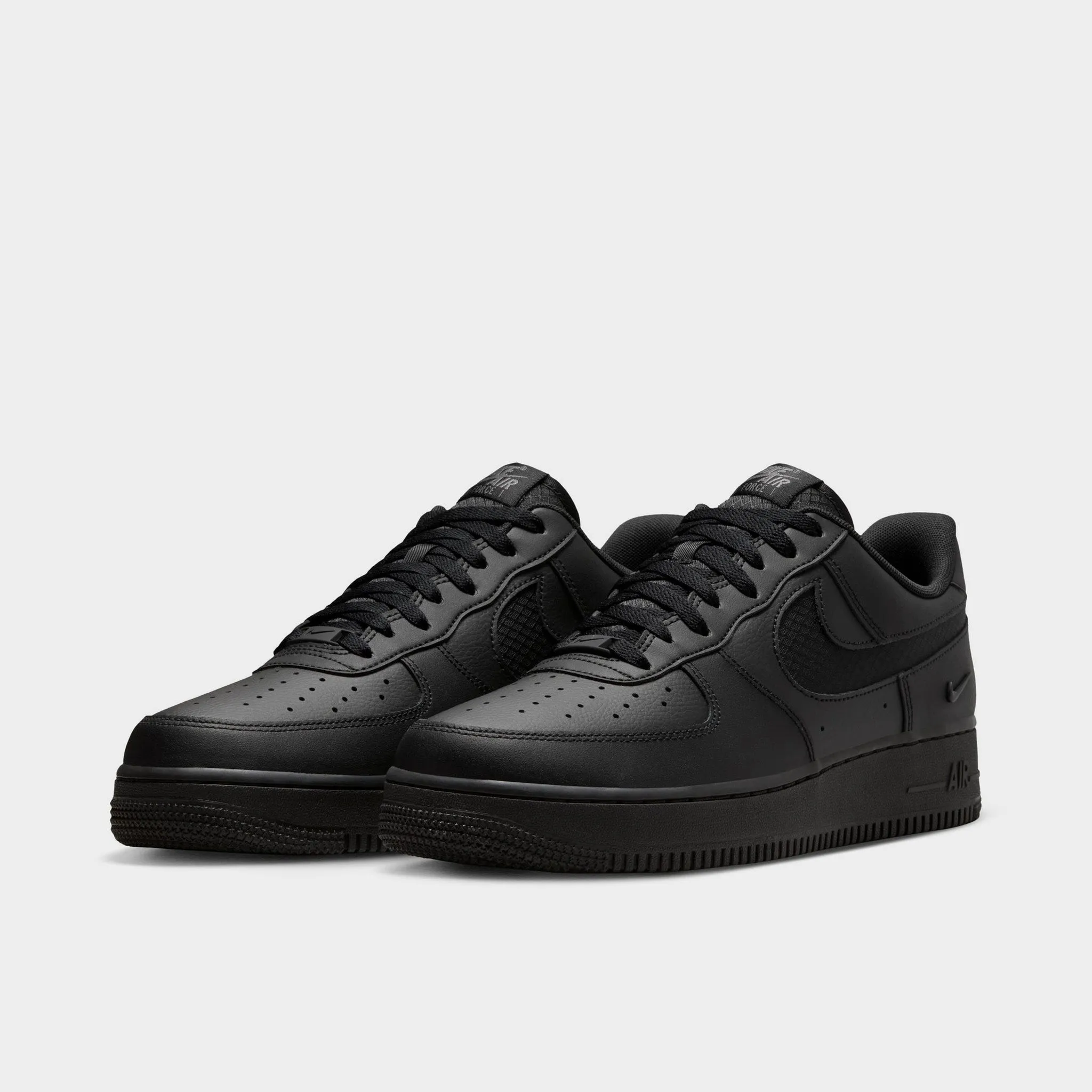 Nike Air Force 1 '07 LV8 Black / Black - Anthracite Petal Hike Tread Pattern