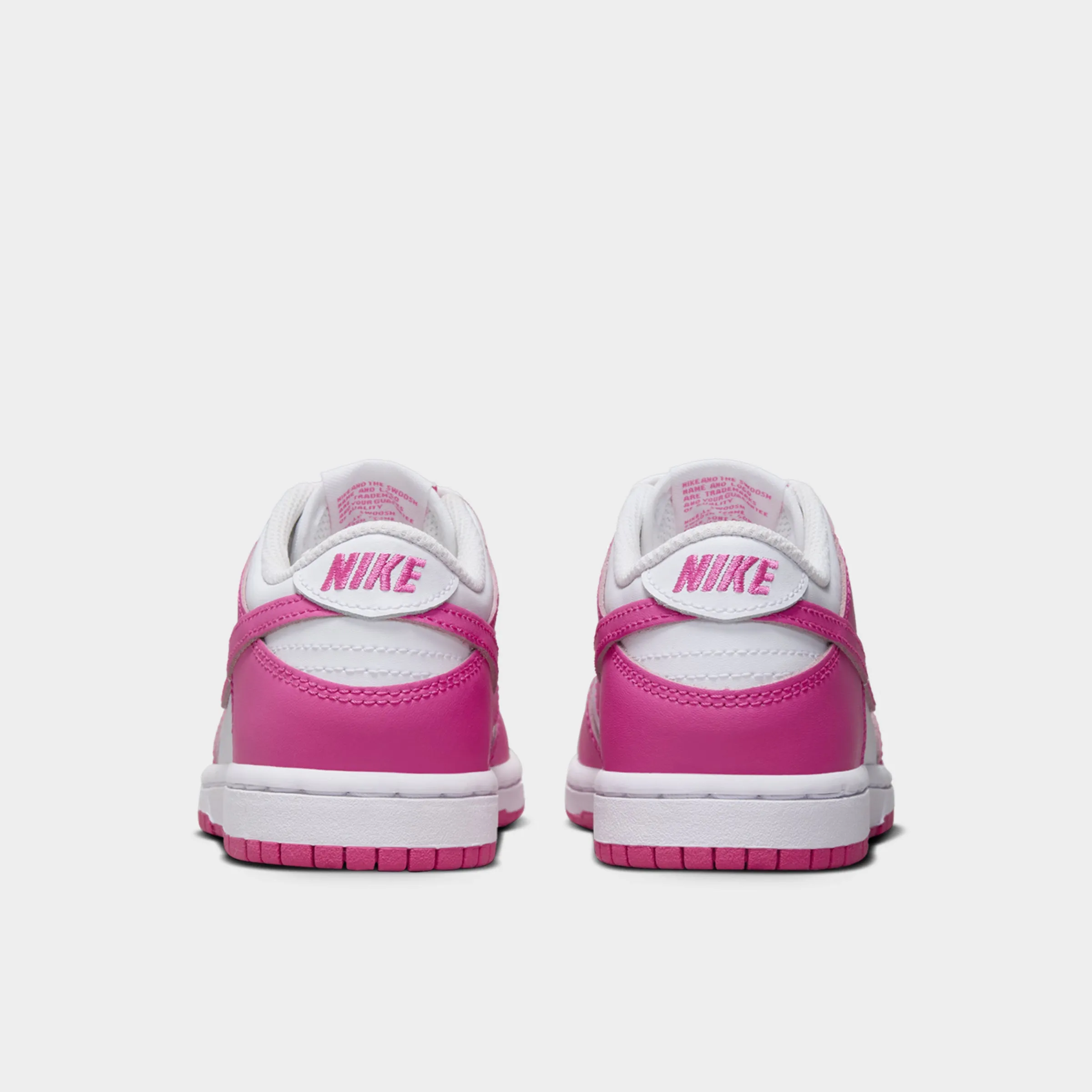 Nike Dunk Low PS White / Laser Fuschia Easy matching Built Light
