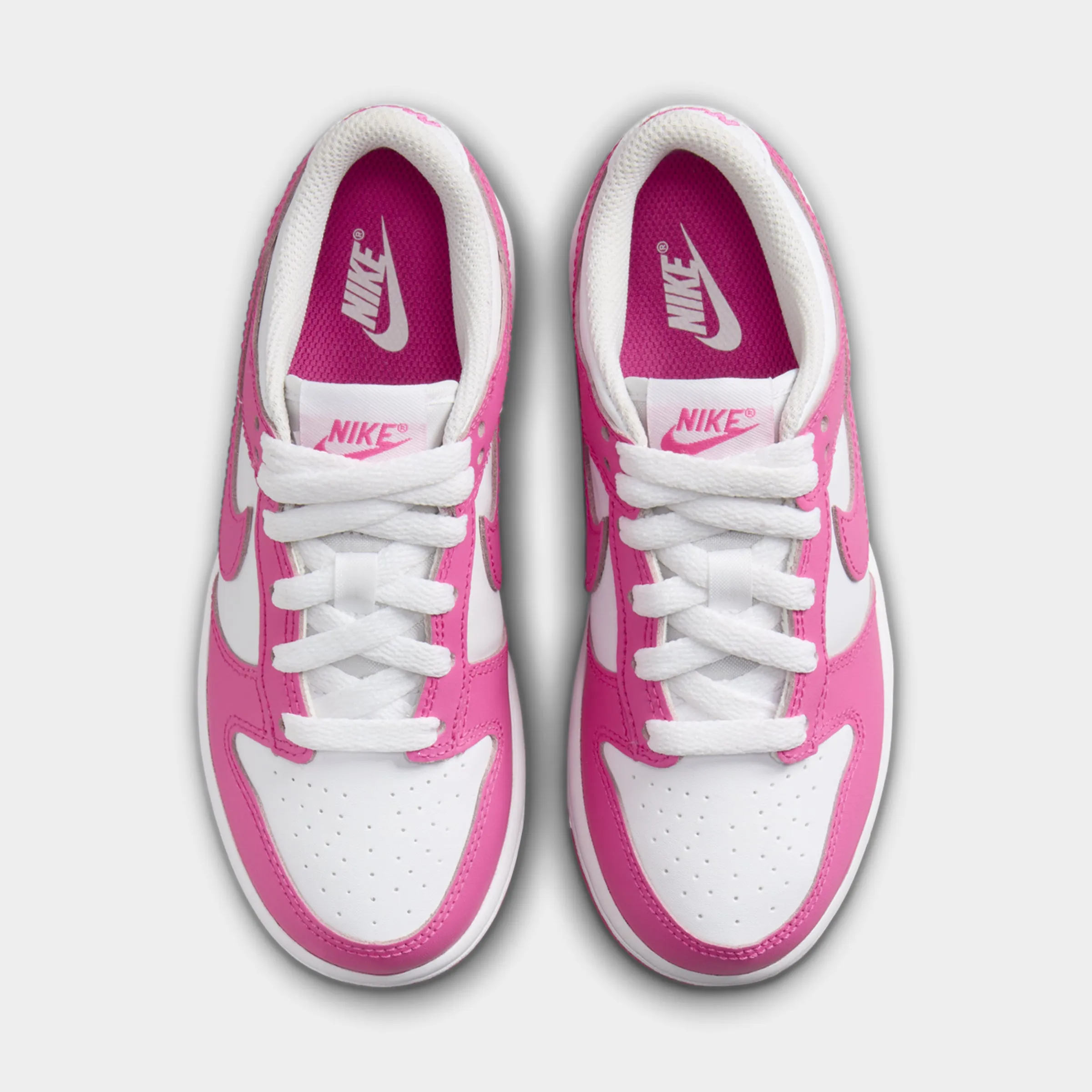 synthetic material Stable Step Nike Dunk Low PS White / Laser Fuschia