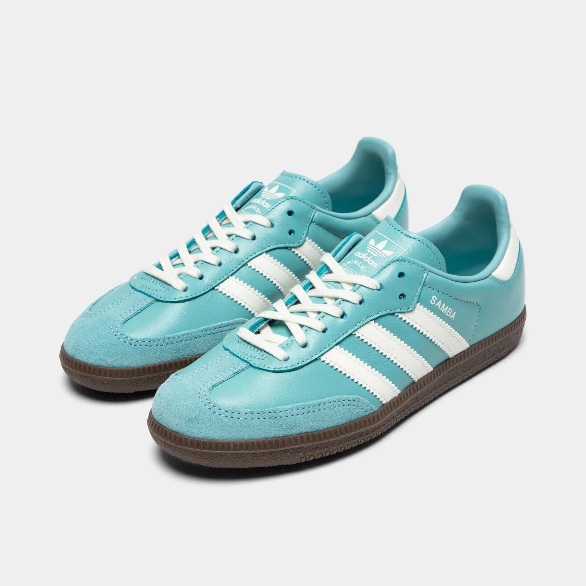 Low Arch adidas Juniors' Samba OG Mint / Off White - Gum