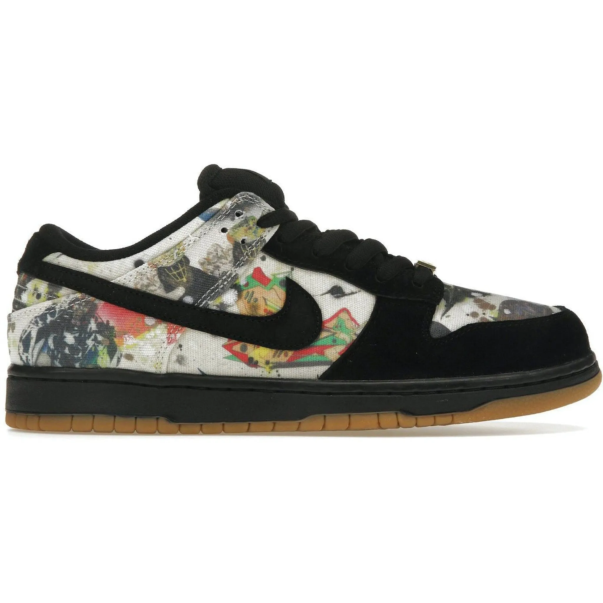 Suede Material City Life Nike SB Dunk Low Supreme Rammellzee