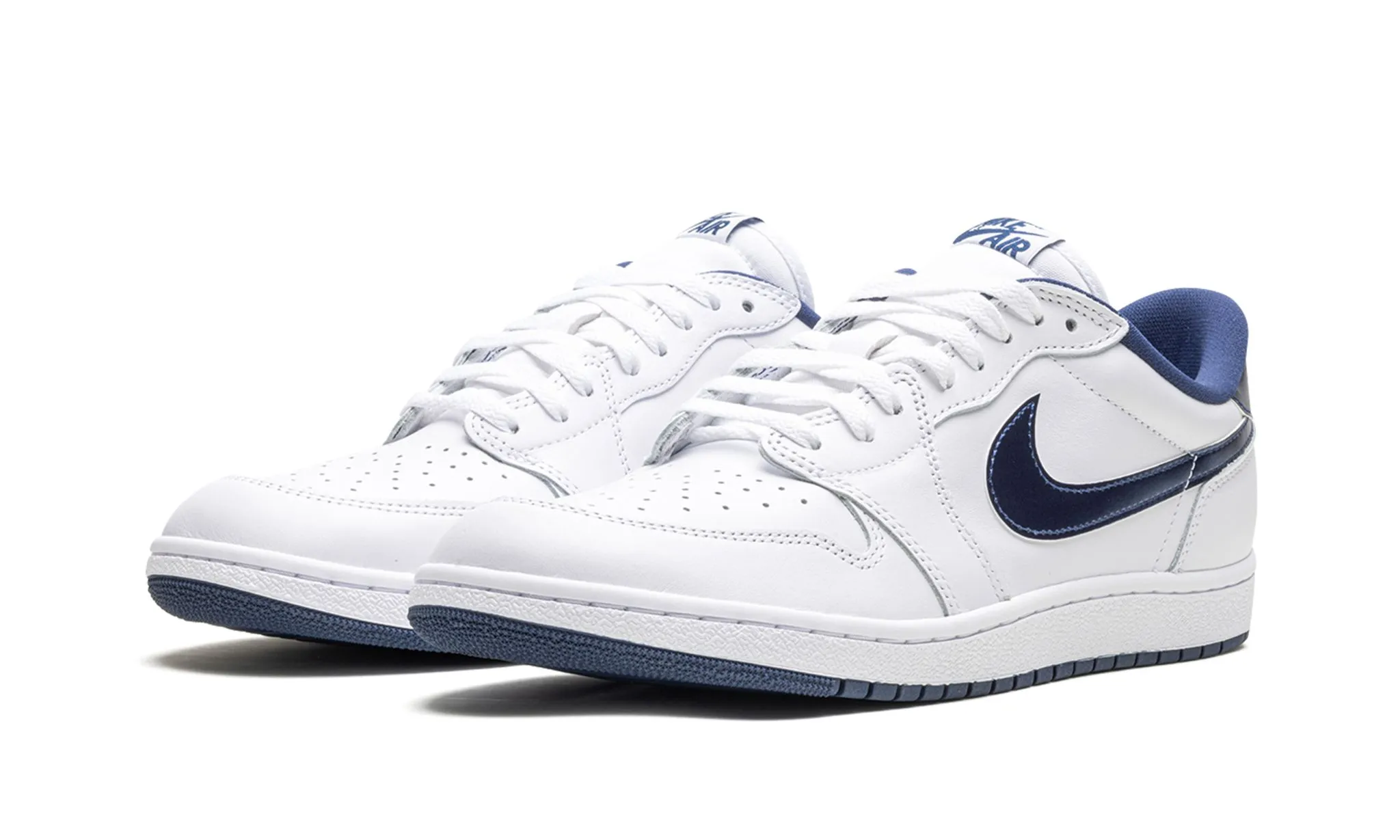 Air Jordan 1 Retro Low '85 OG 'Metallic Blue' 2024 Enhanced grip Cotton Base