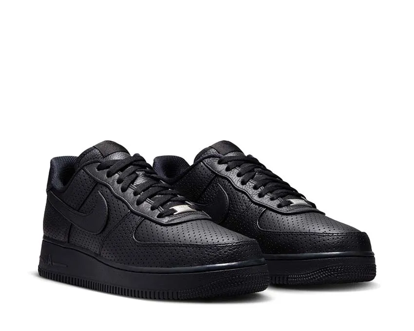 Nike Air Force 1 SP "Black Perforated" Long Stroll