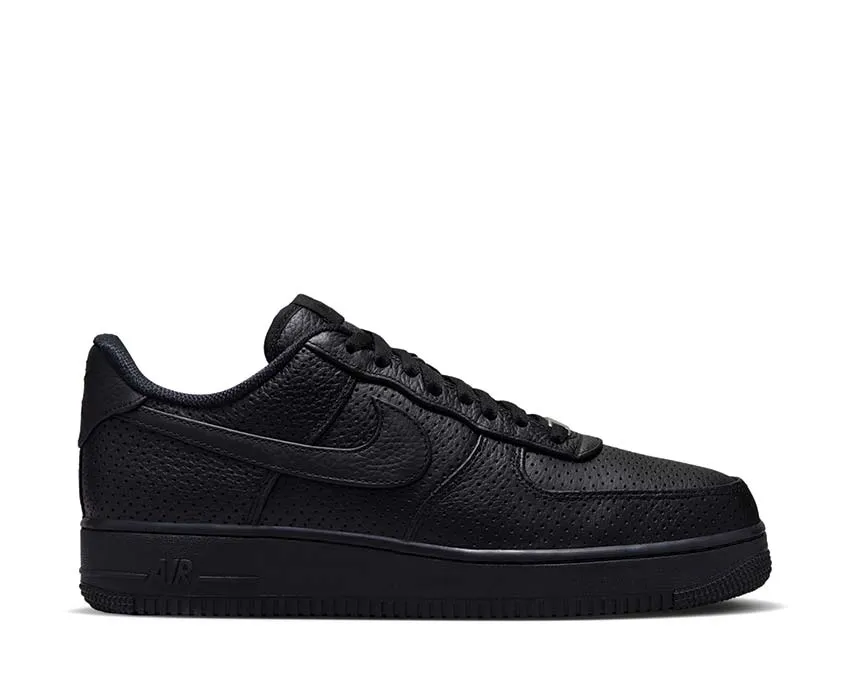 High Quality Leather Nike Air Force 1 SP "Black Perforated"