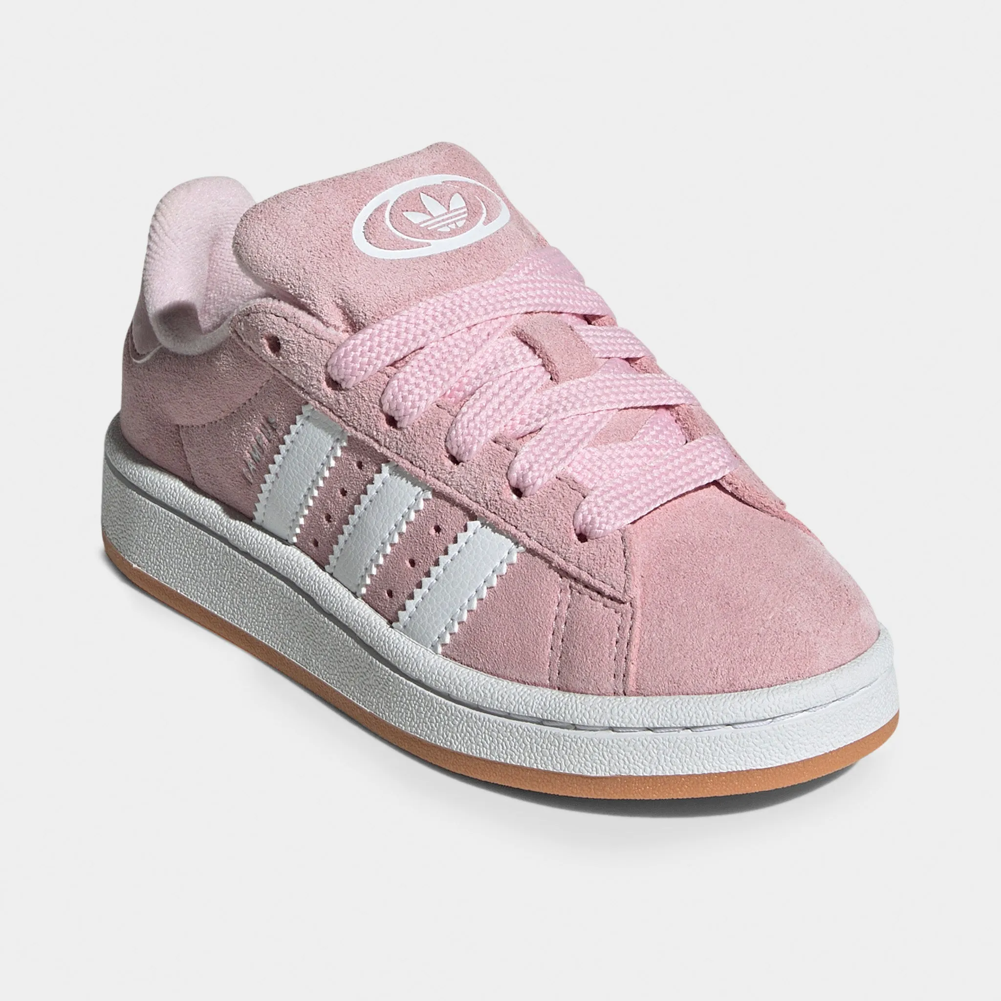 adidas Children's Campus 00s Cloud Pink / White - Gum Rich Glow