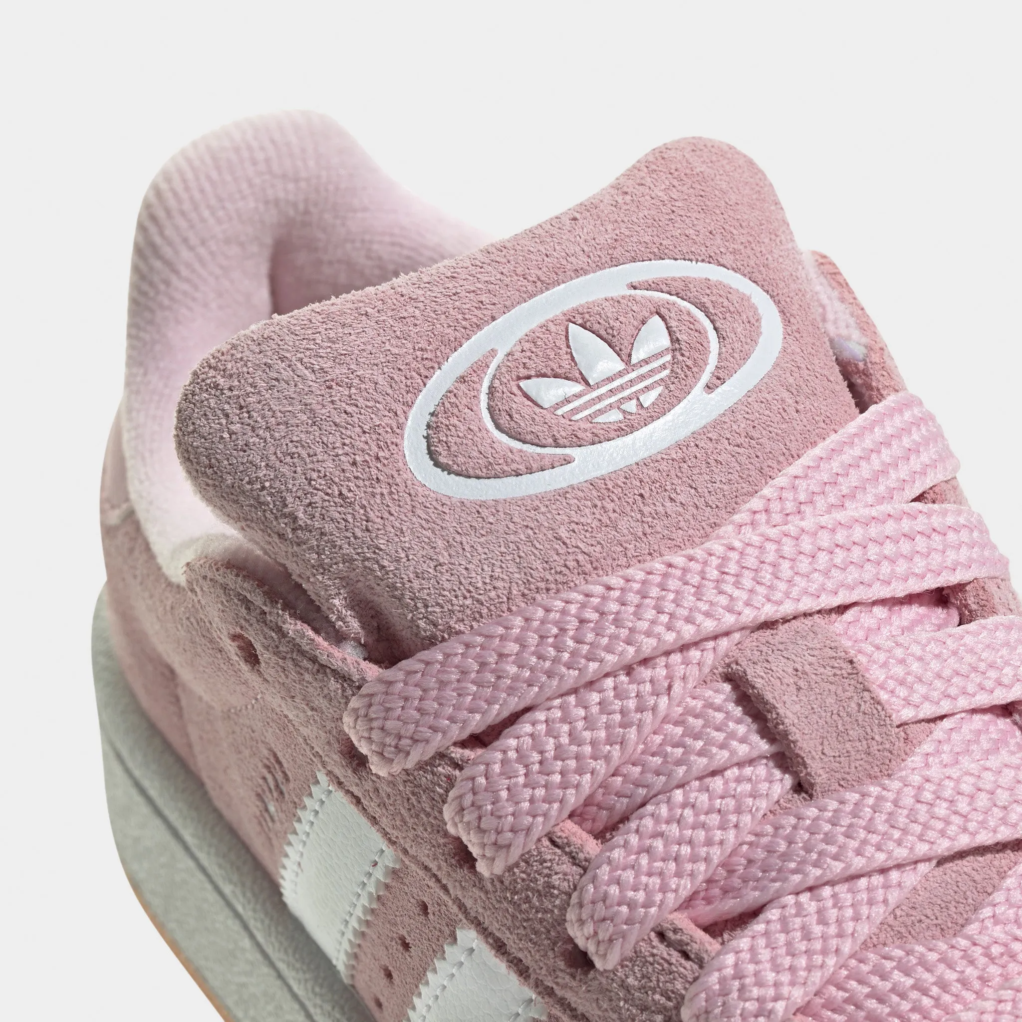 Pose Ready Comfort support adidas Children's Campus 00s Cloud Pink / White - Gum
