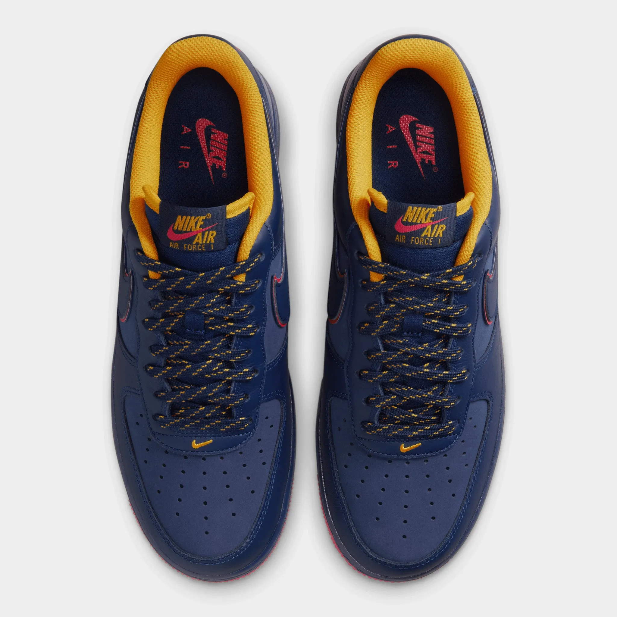 subtle style High Quality Nike Air Force 1 '07 LV8 Midnight Navy / Blue Void - Lt Crimson