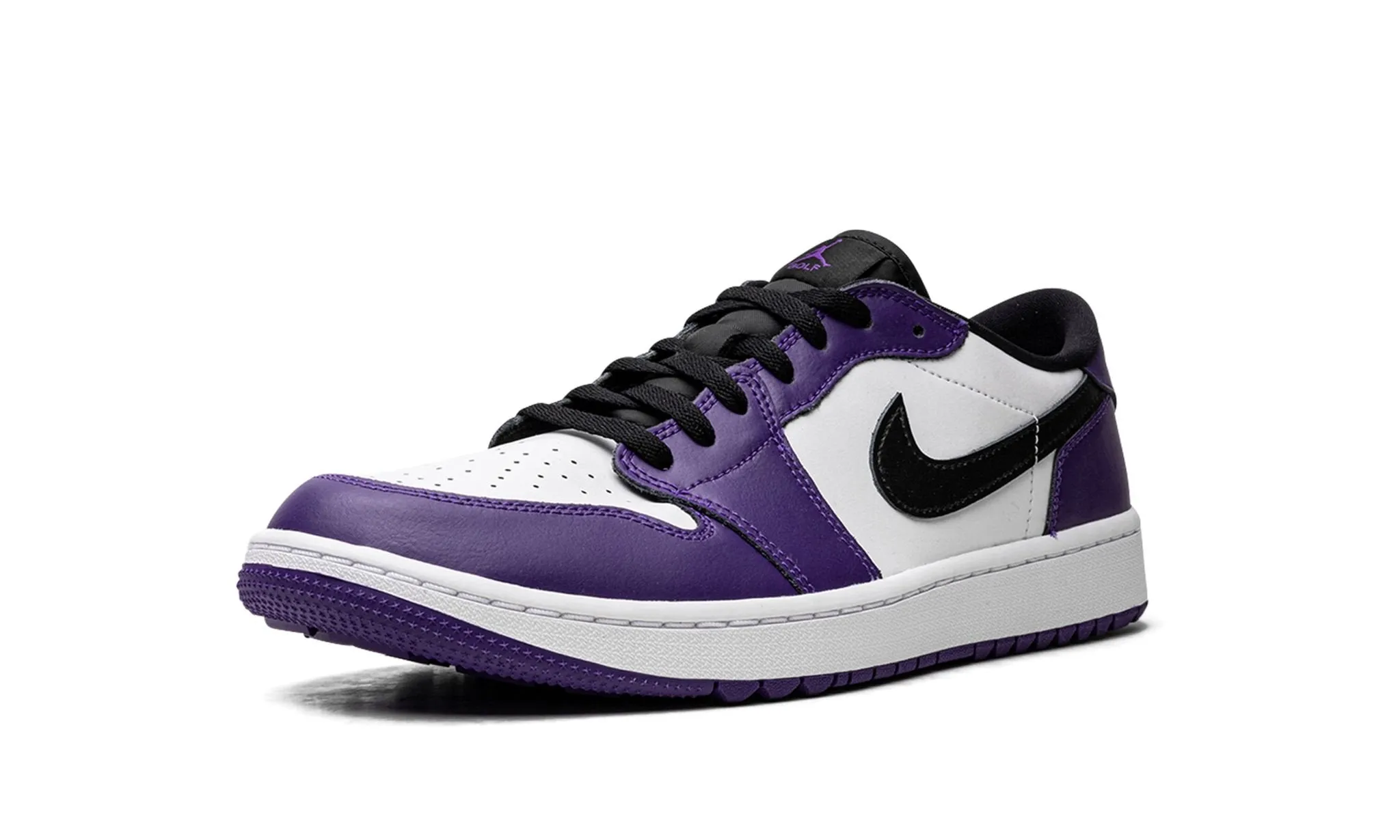 City Pace TPU Stability Air Jordan 1 Low Golf Court Purple
