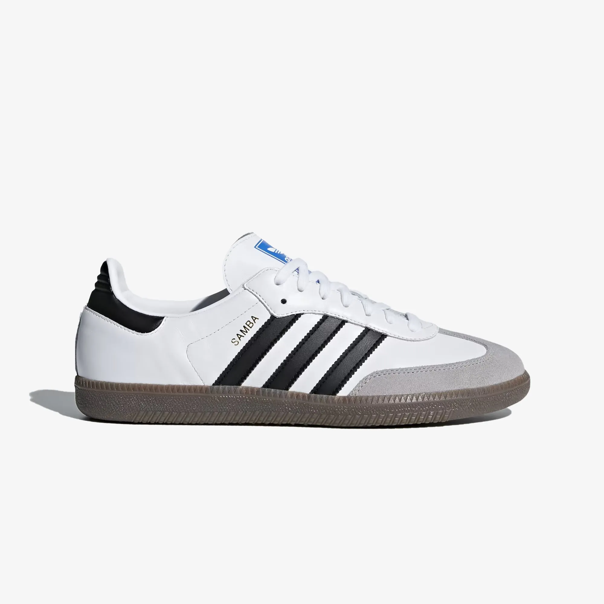 Fashionable Style Adidas Originals | SAMBA OG  { CLOUD WHITE/CORE BLACK/CLEAR GRANITE