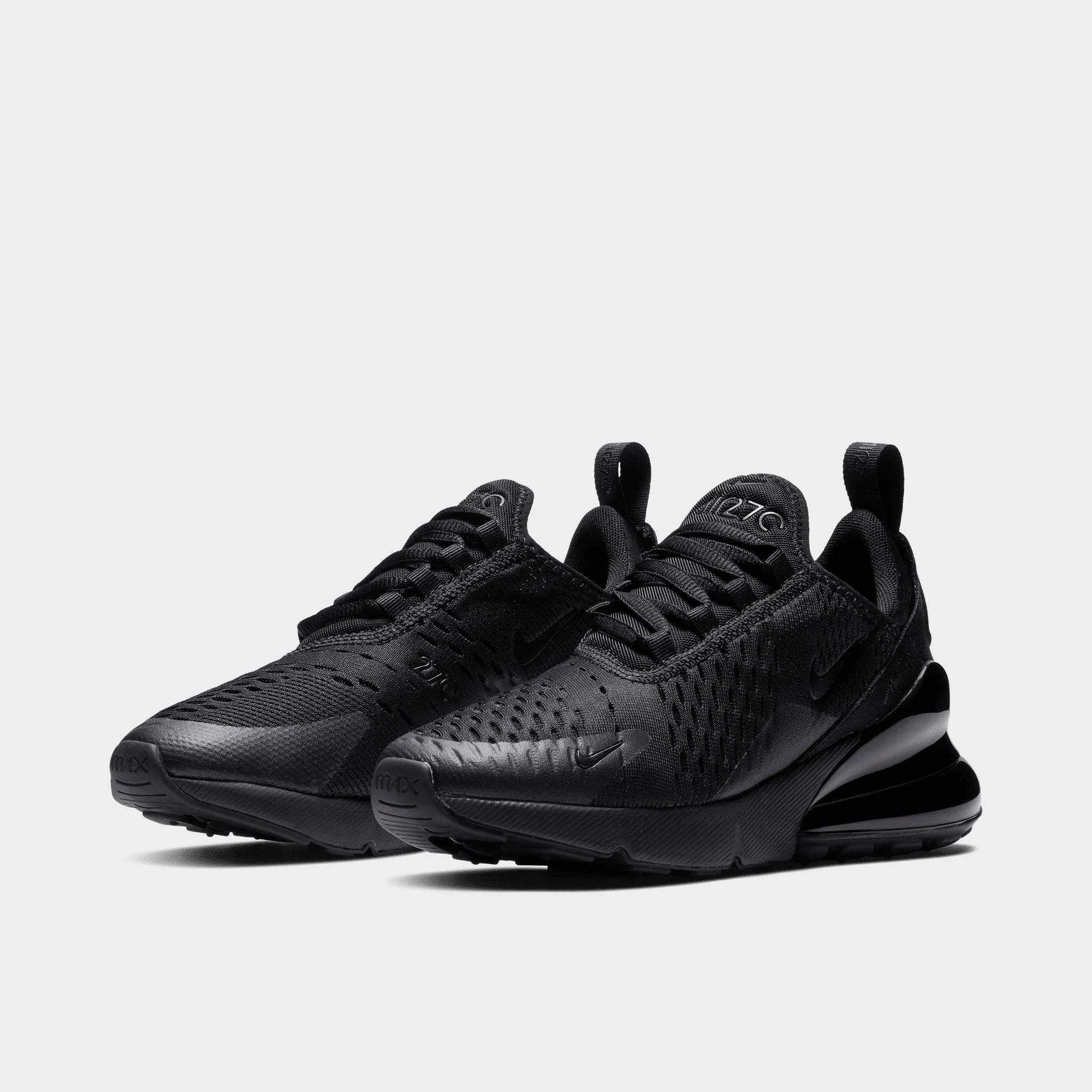 Weather resistant Errand Mode Nike Air Max 270 GS Black / Black