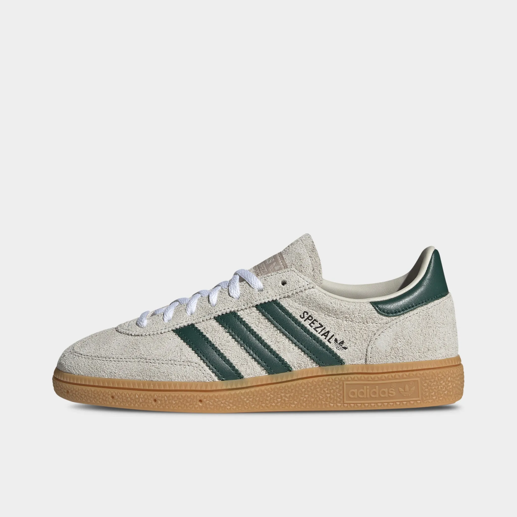 adidas Originals Women's Handball Spezial Light Brown / Green Ice Grip