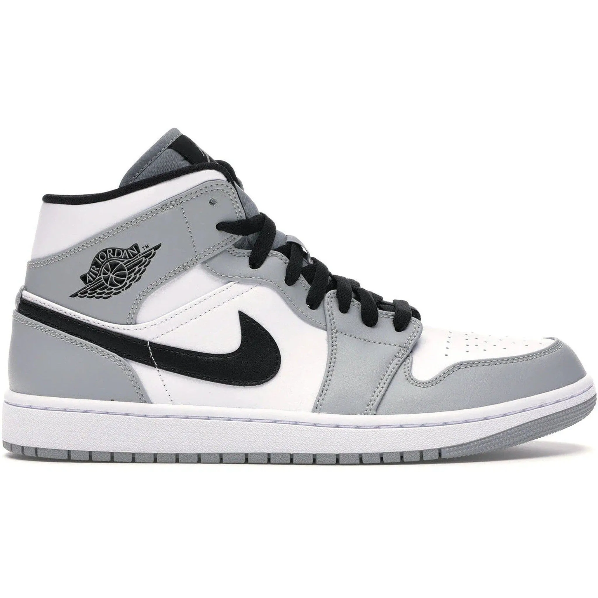 Stable Support Peace Step Jordan 1 Mid Light Smoke Grey