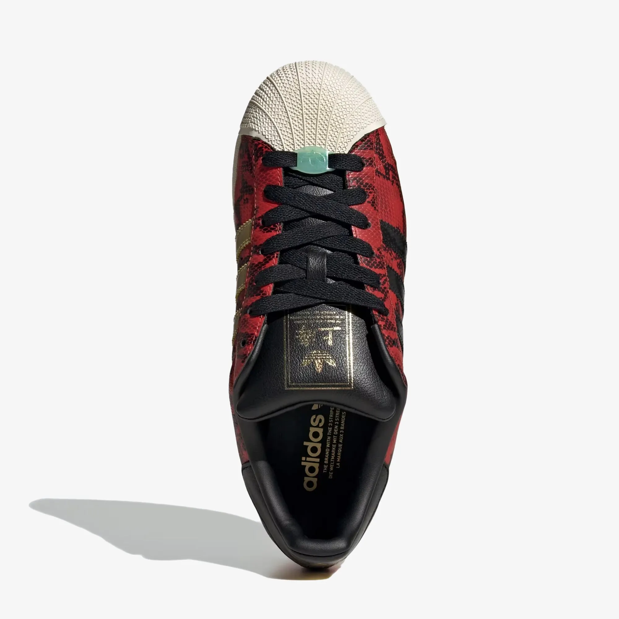 Comfort footbed Flat Bottom Adidas Originals | SUPERSTAR II { SUPPLIER COLOUR / CORE BLACK / CREAM WHITE