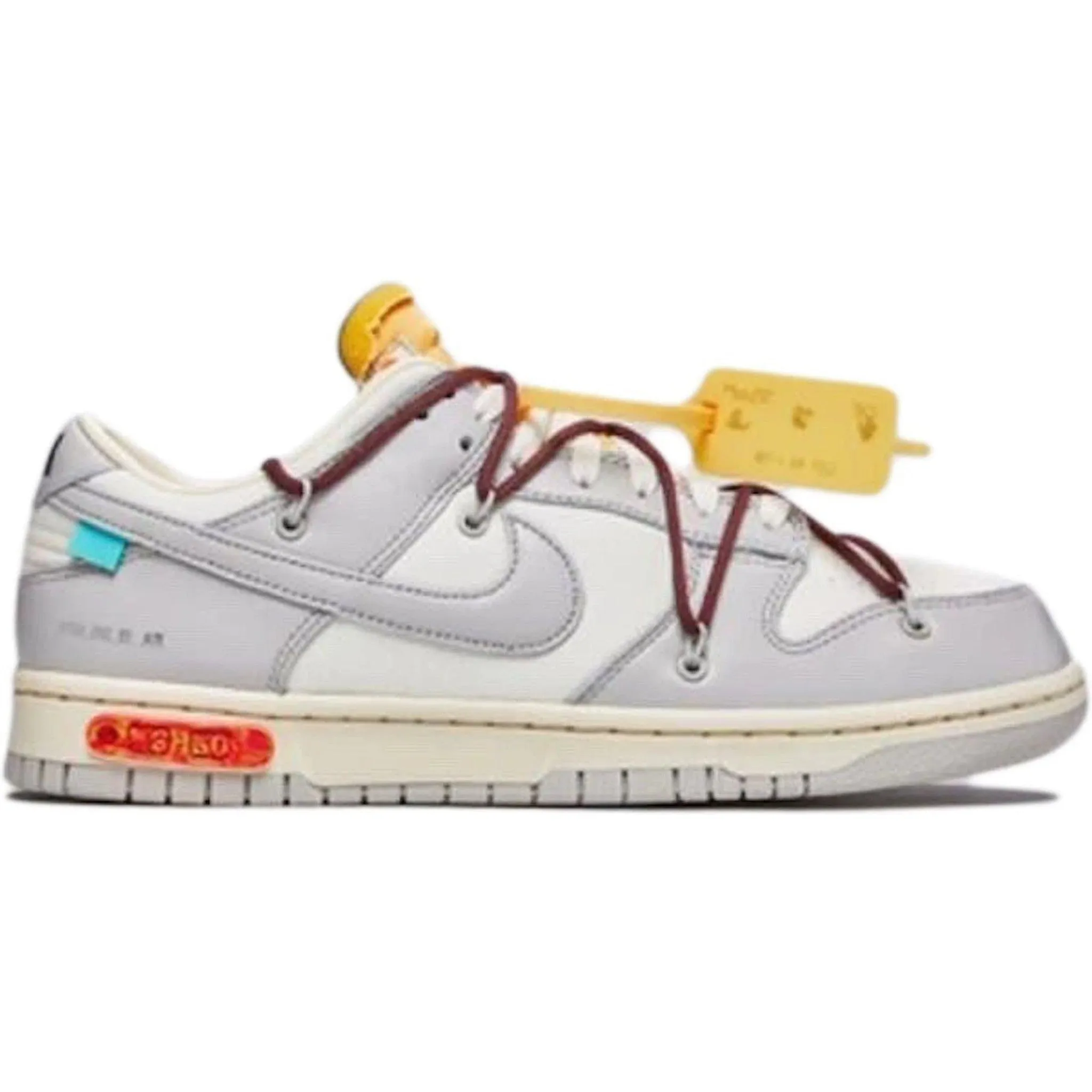 Nike Dunk Low Off-White Lot 46 Buckle Strap Moisture wicking