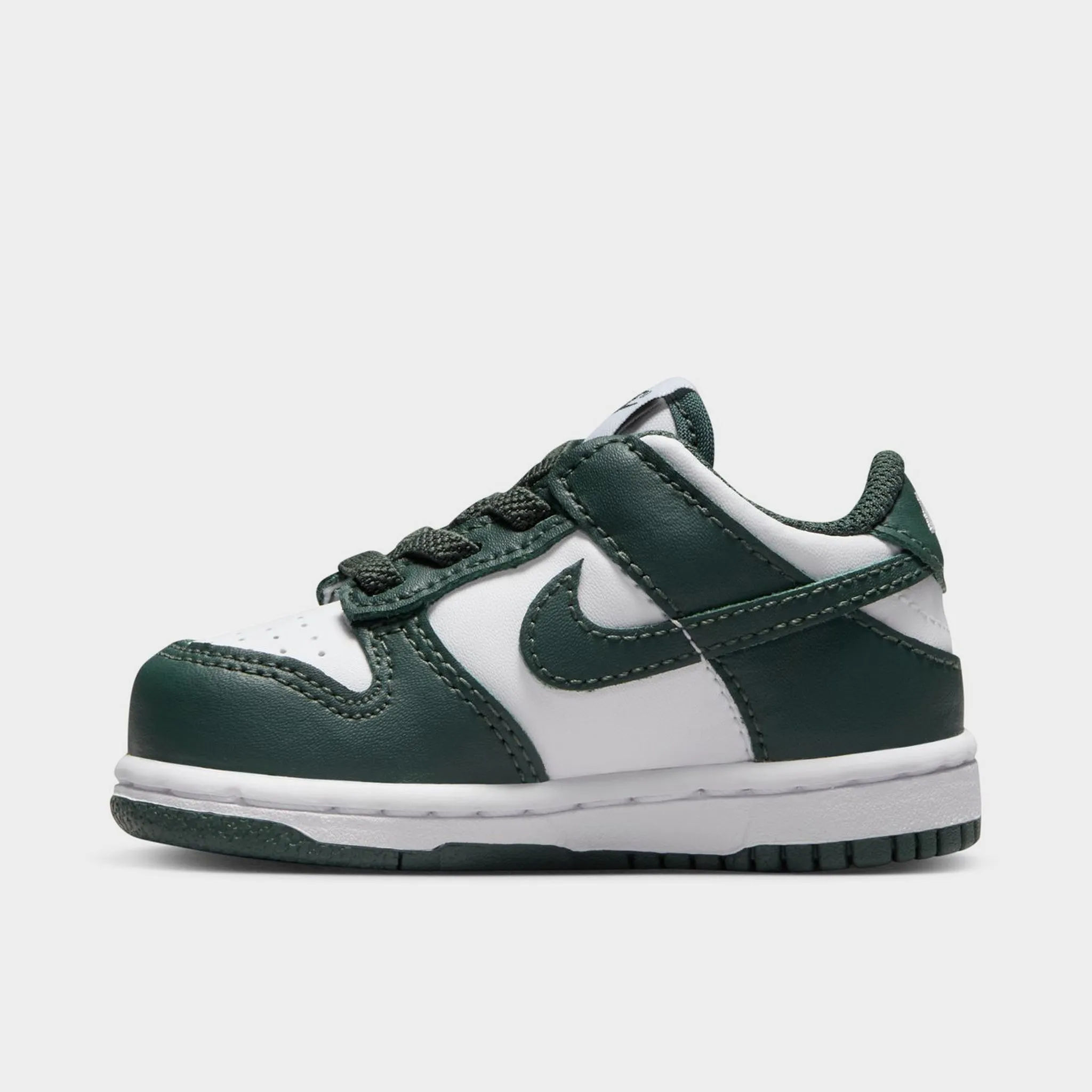 On Feet Bridge Path Nike Dunk Low TD White / Vintage Green