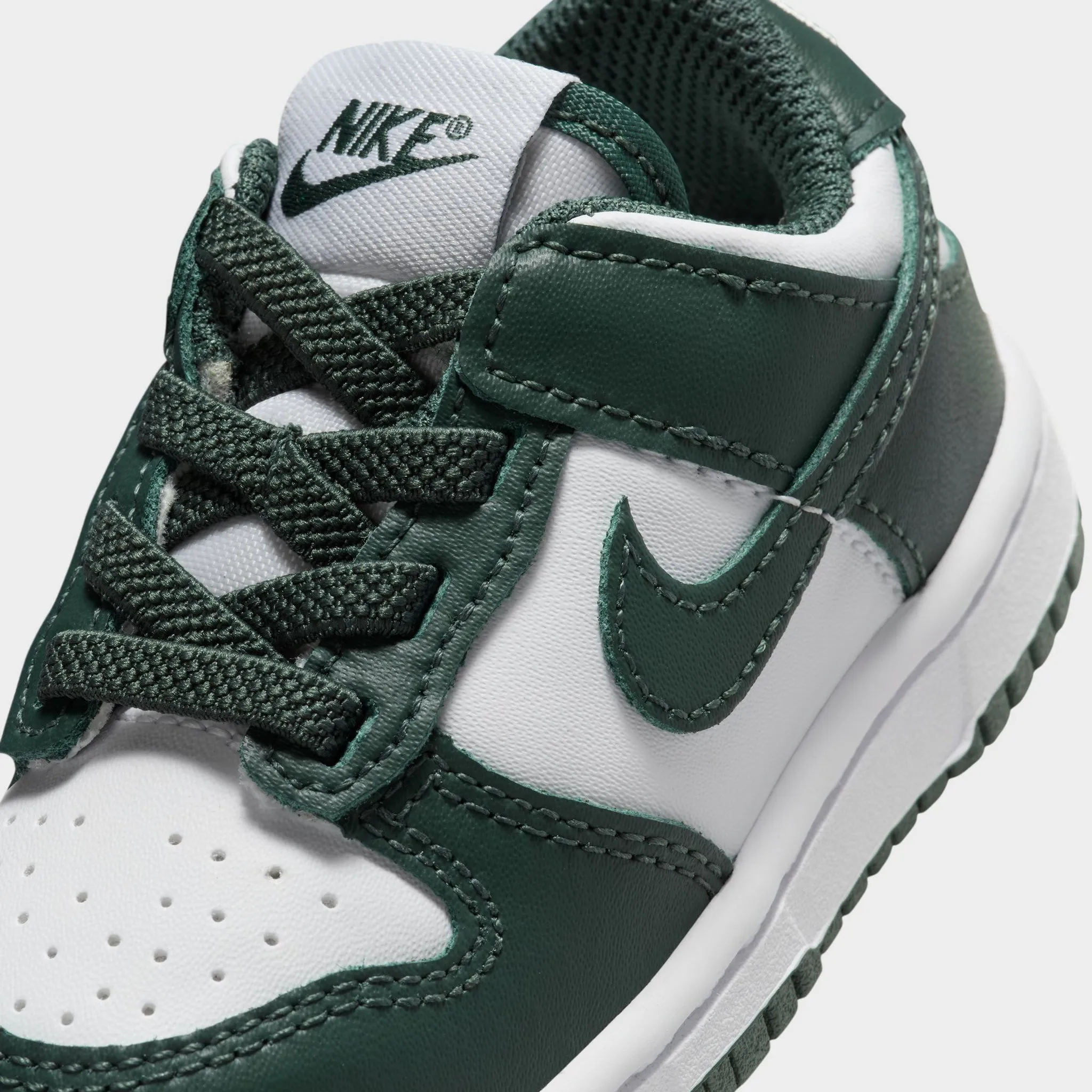 Lined Inside Heat Hike Nike Dunk Low TD White / Vintage Green