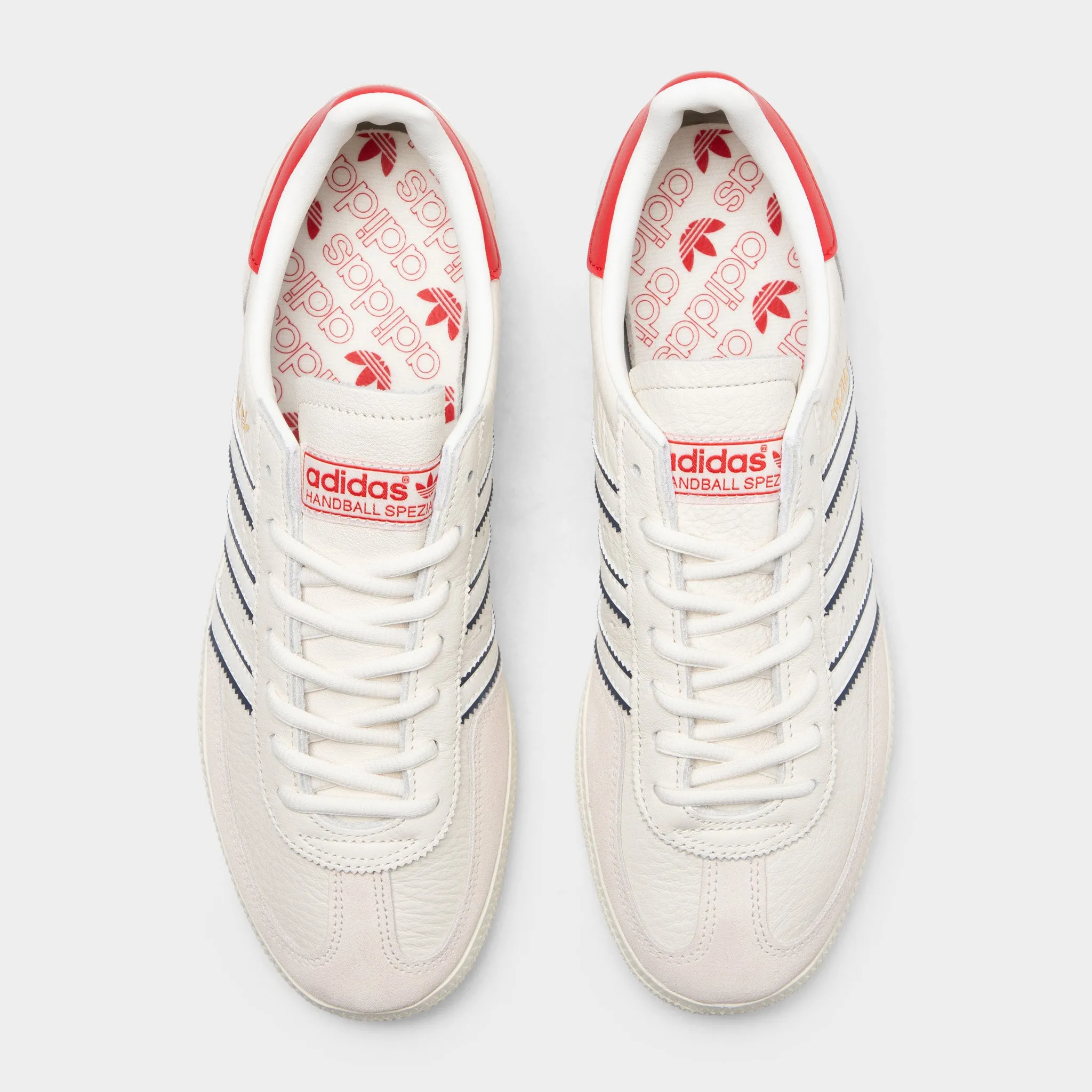 adidas Originals Handball Spezial Cloud White / Indigo Craftsmanship Wide toe box