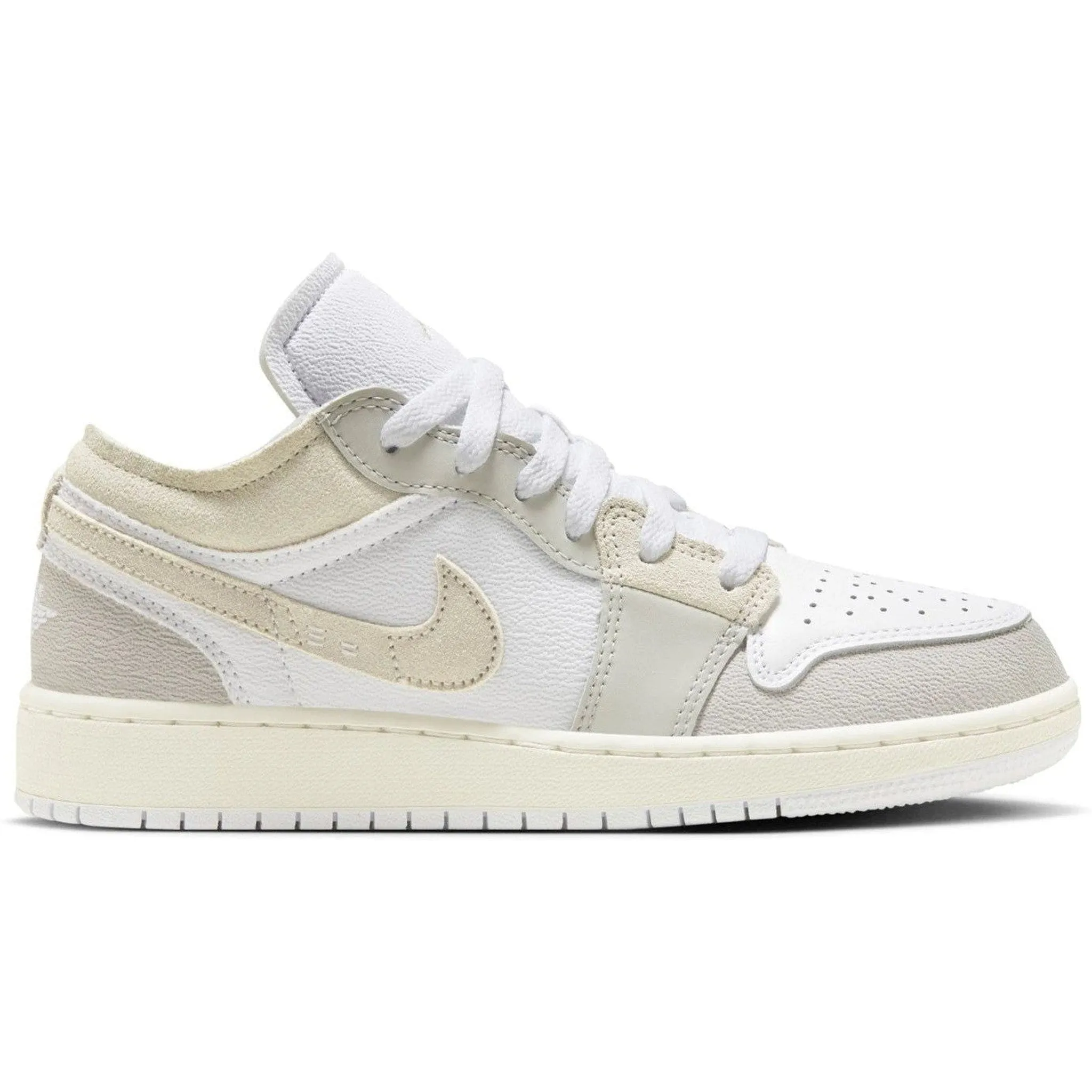 Jordan 1 Low SE Craft Inside Out Tech Grey (GS) Wide toe box