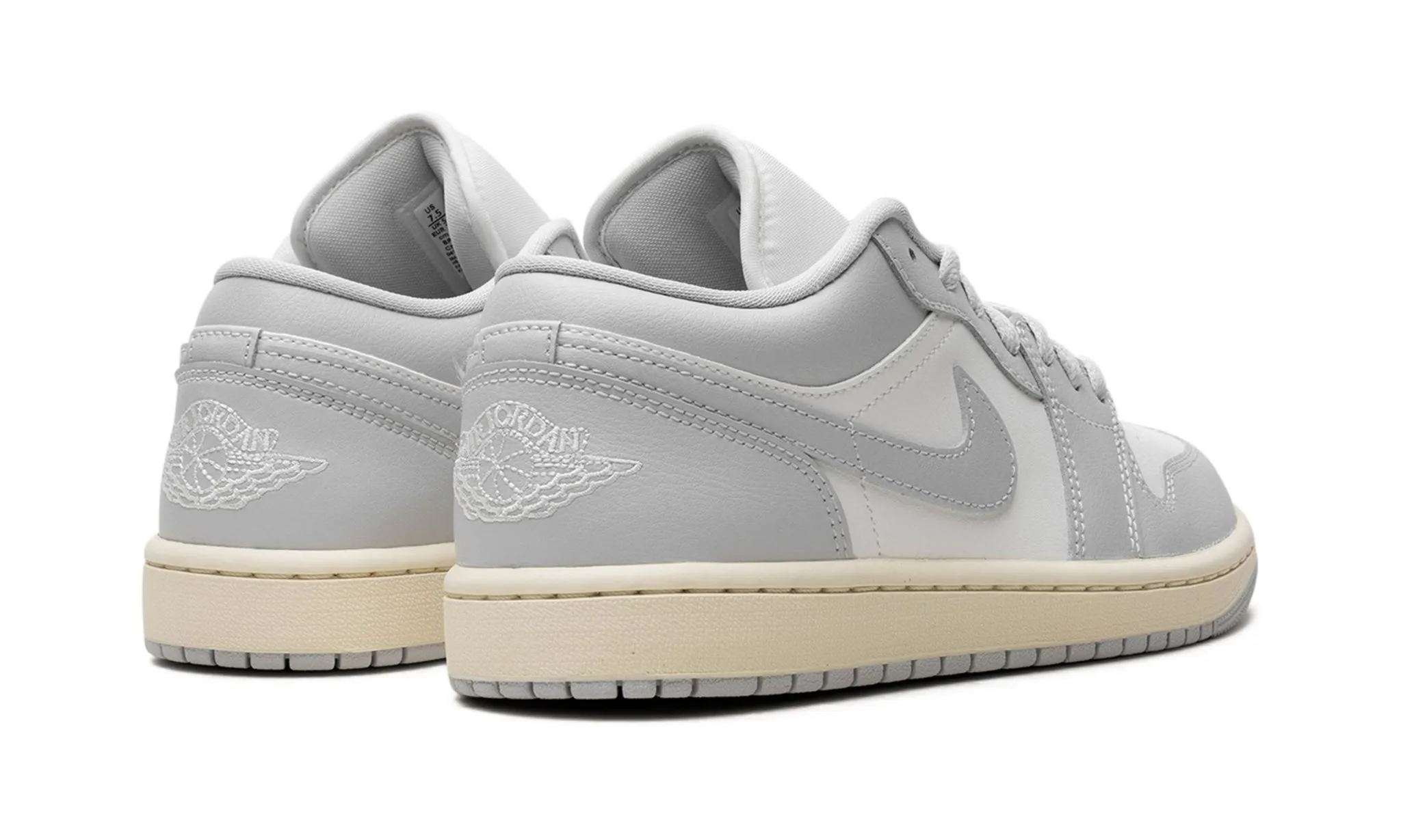 Wmns Air Jordan 1 Low 'Neutral Grey Coconut Milk' Elastic Sling