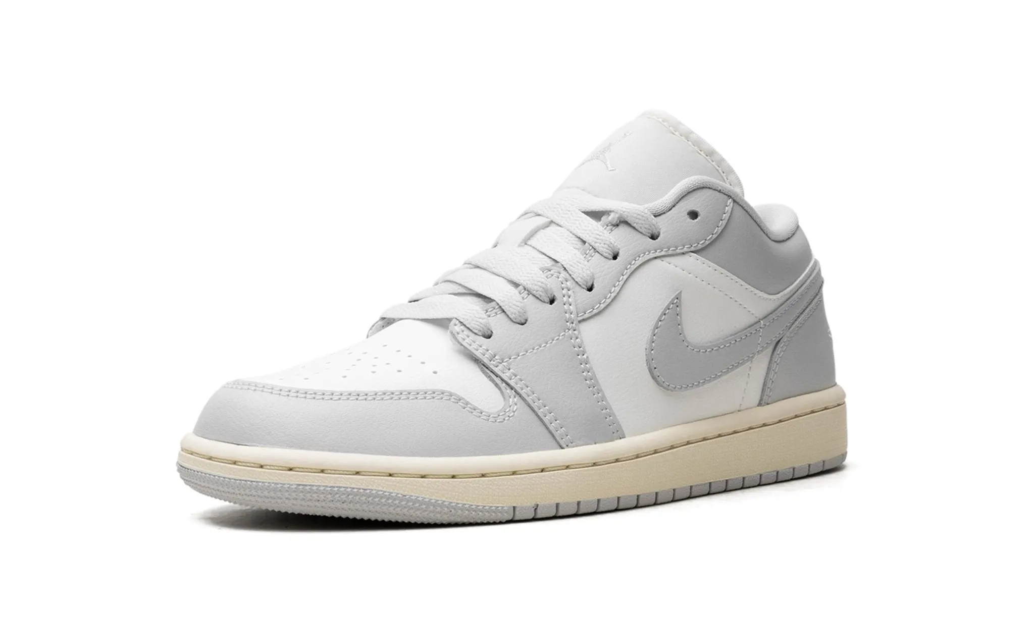Fiber Mix Stud Cool Wmns Air Jordan 1 Low 'Neutral Grey Coconut Milk'