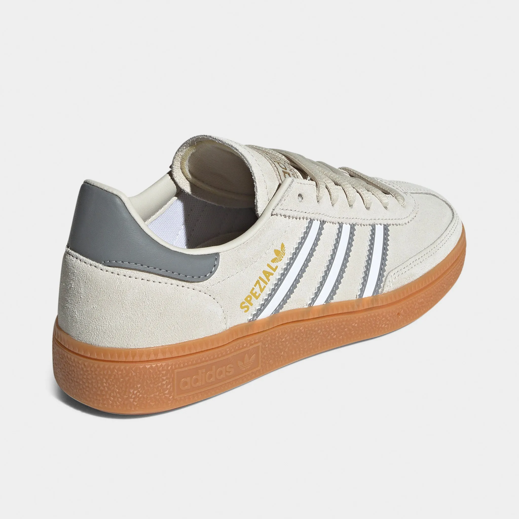 Cushioned Footbed Slim Line adidas Originals Juniors' Handball Spezial Alumina / White - Grey