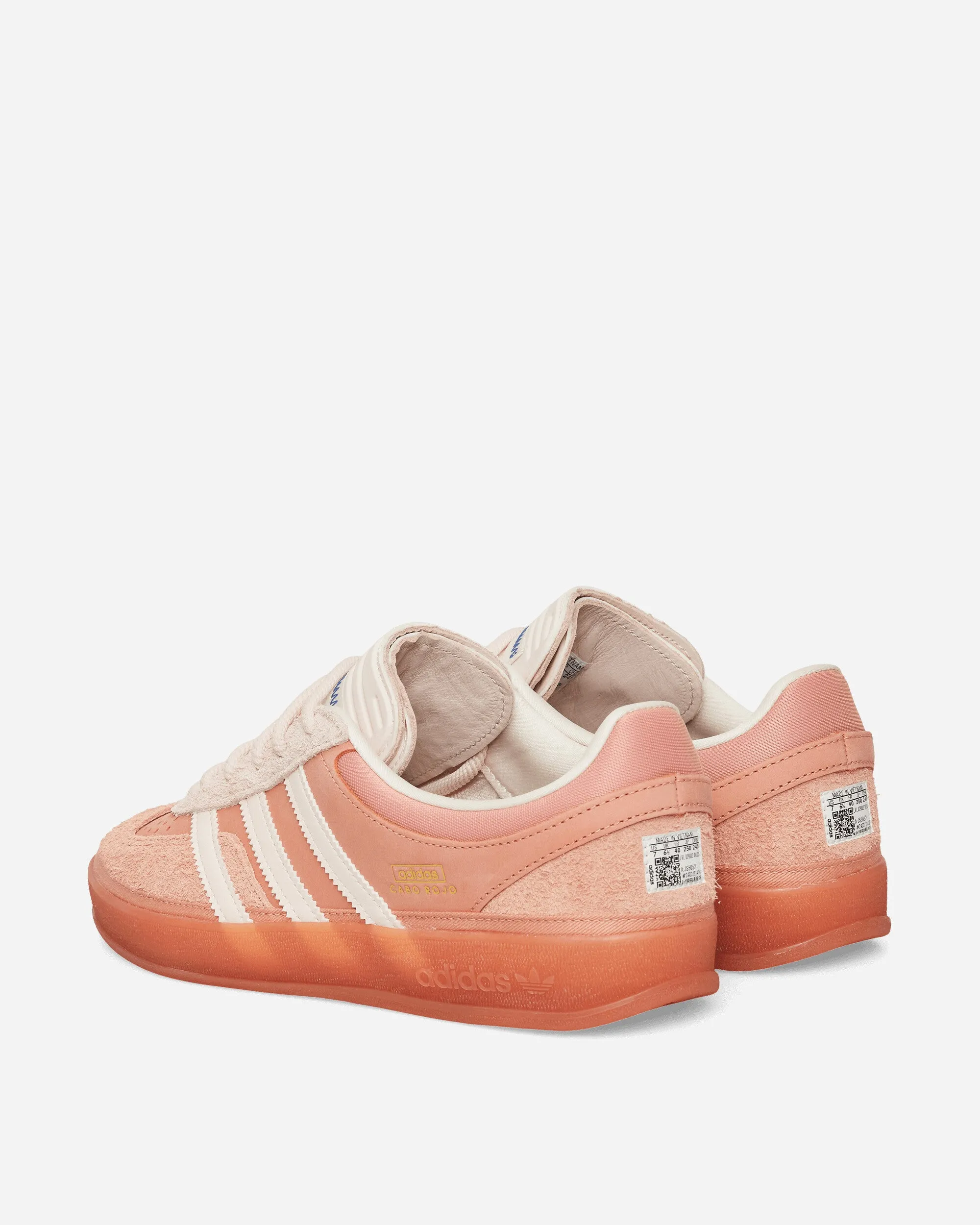 Summer Base Bad Bunny Gazelle Indoor Sneakers Wonder Clay / Wonder Quartz / Ash Pink