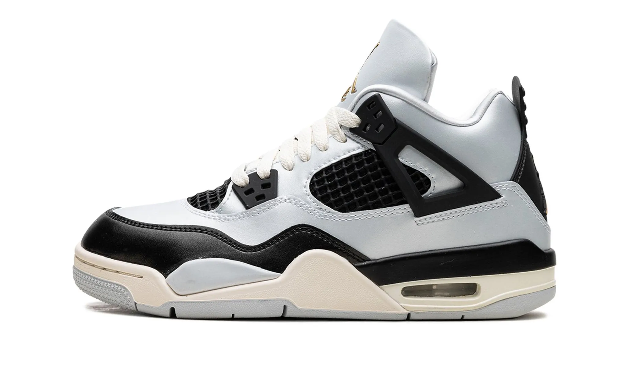 Hybrid Look Cool Fit Air Jordan 4 Retro GS 'Platinum Gold'