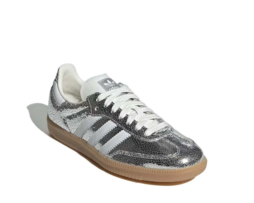 Adidas Samba OG W "Silver Metallic" Soft Shell Smooth Wear