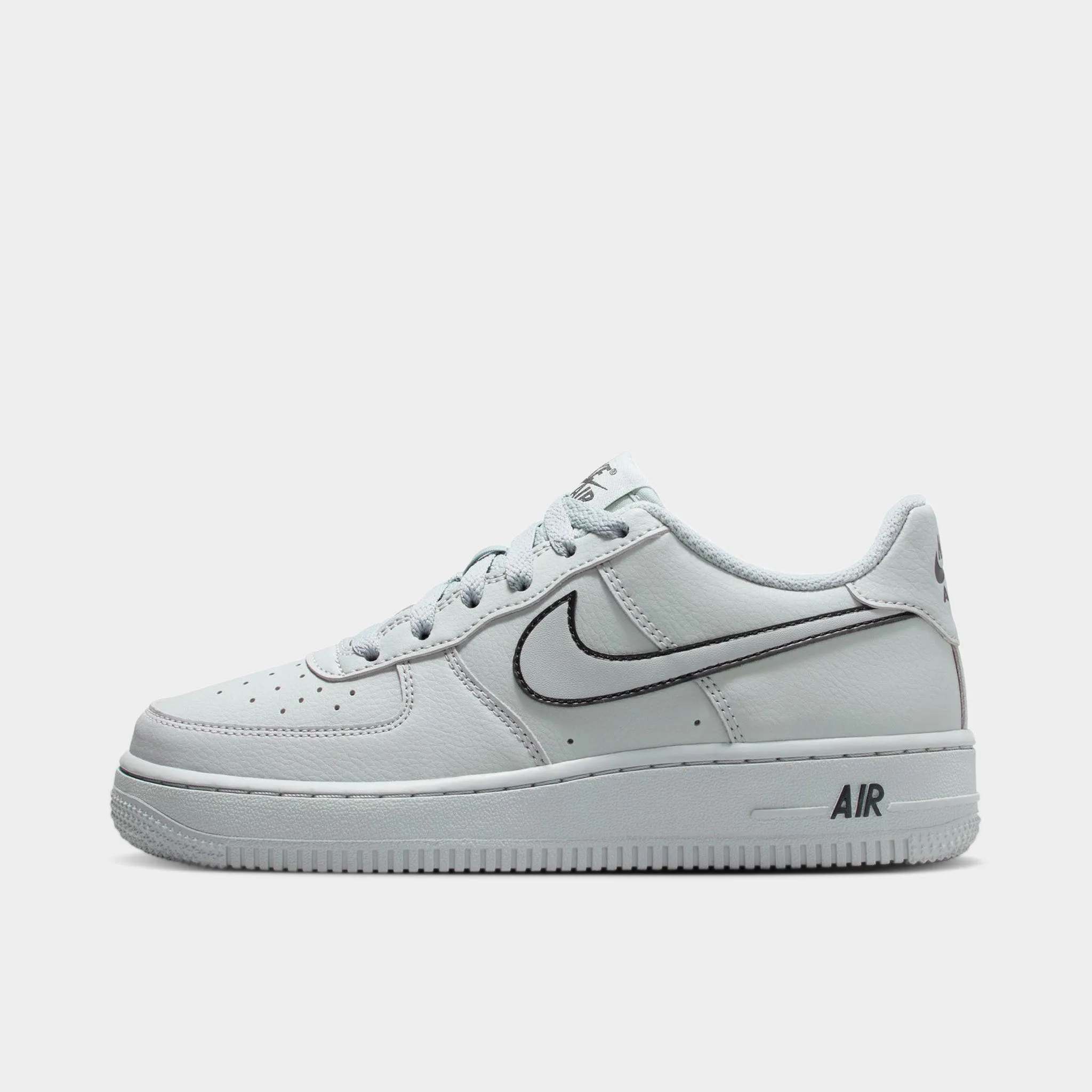 Nike Air Force 1 GS Light Smoke Grey / Black Compact Club Hike