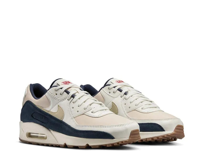 Nike Air Max 90 PRM "Pale Ivory" Chic Design Crisp Finish