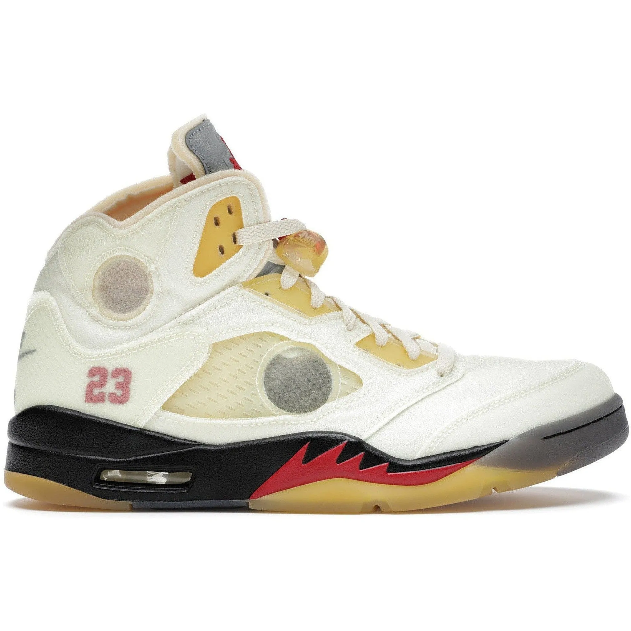 Leather Cool Jordan 5 Retro OFF-WHITE Sail