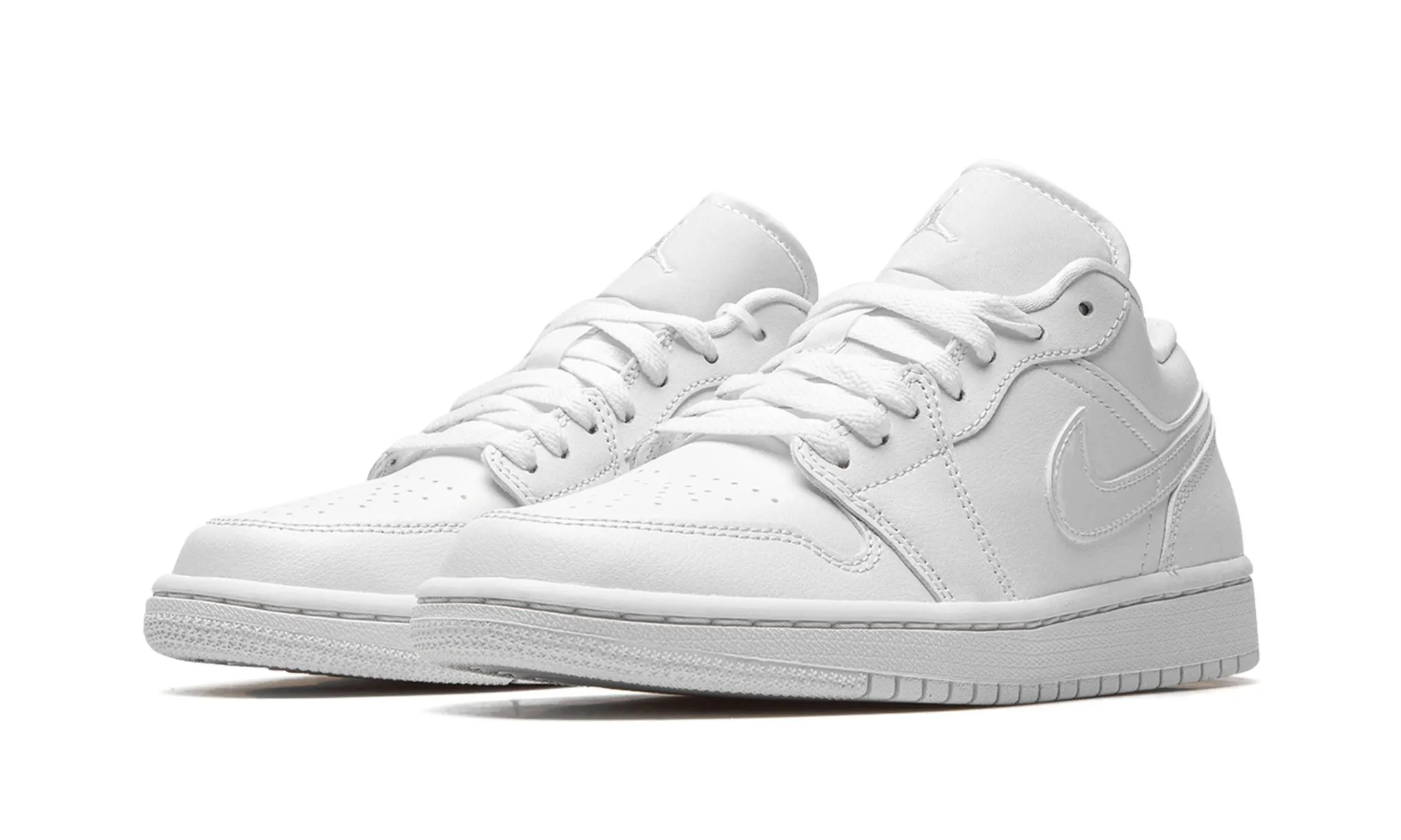 Wmns Air Jordan 1 Low Triple White Bright Gold