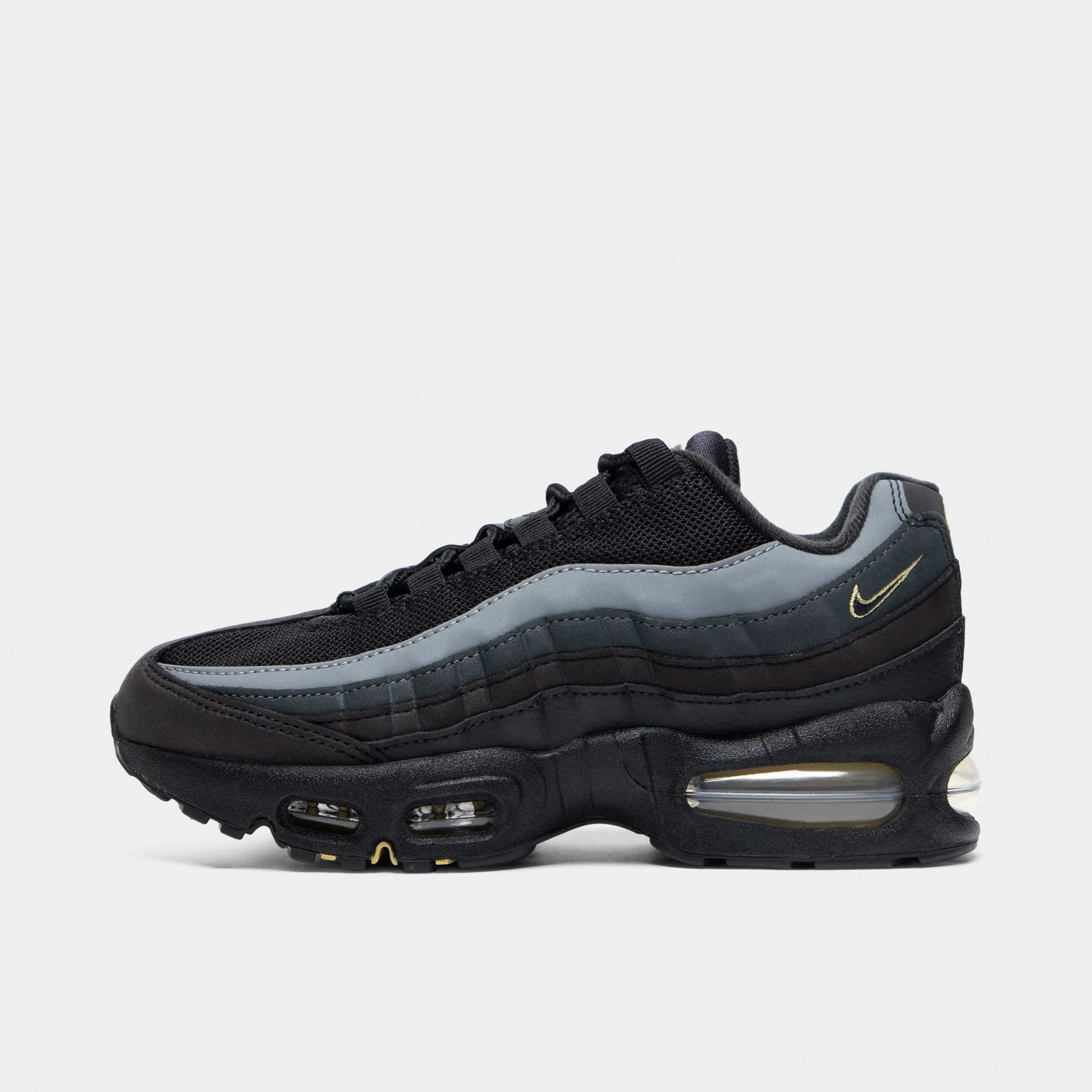 Lightweight Footwear Nike Air Max 95 GS Black / Buff Gold - Anthrachite