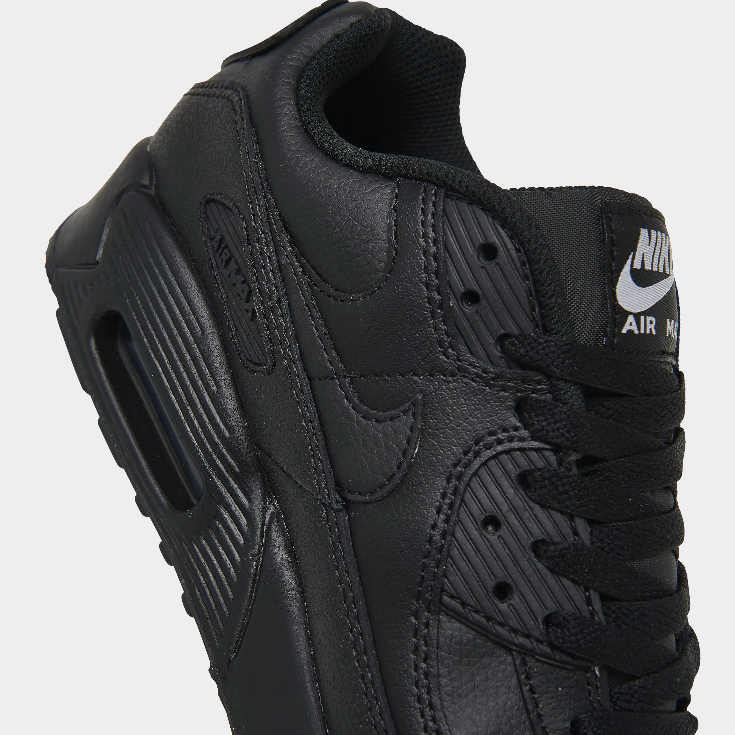 Nike Air Max 90 LTR GS Black / Black - White Anti Slip Sole High Quality