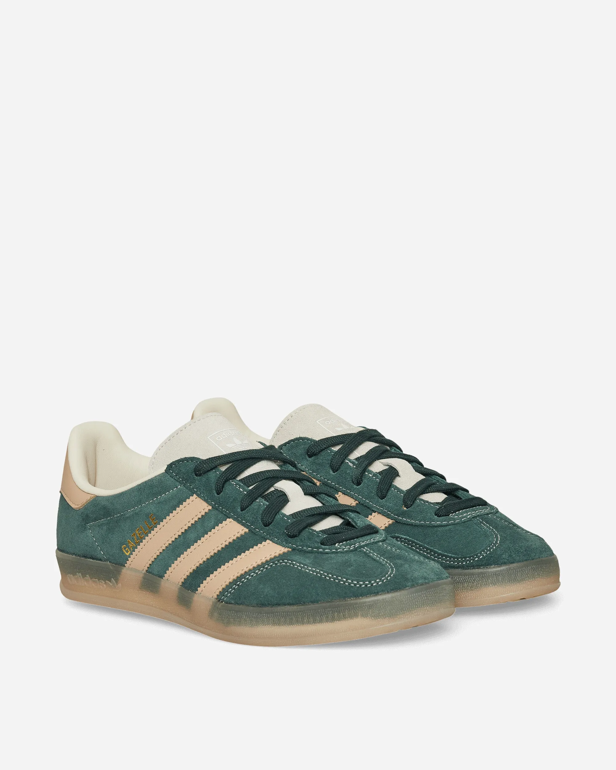 Korean Trend Gazelle Indoor Sneakers Shadow Green / Warm Sandstone