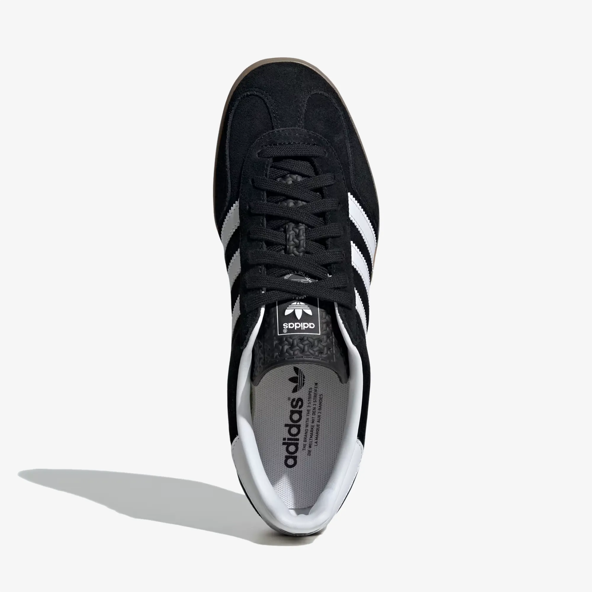 Scratch   Resistant Non-slip Fit ADIDAS ORIGINALS | GAZELLE INDOOR { CORE BLACK/CLOUD WHITE/GUM