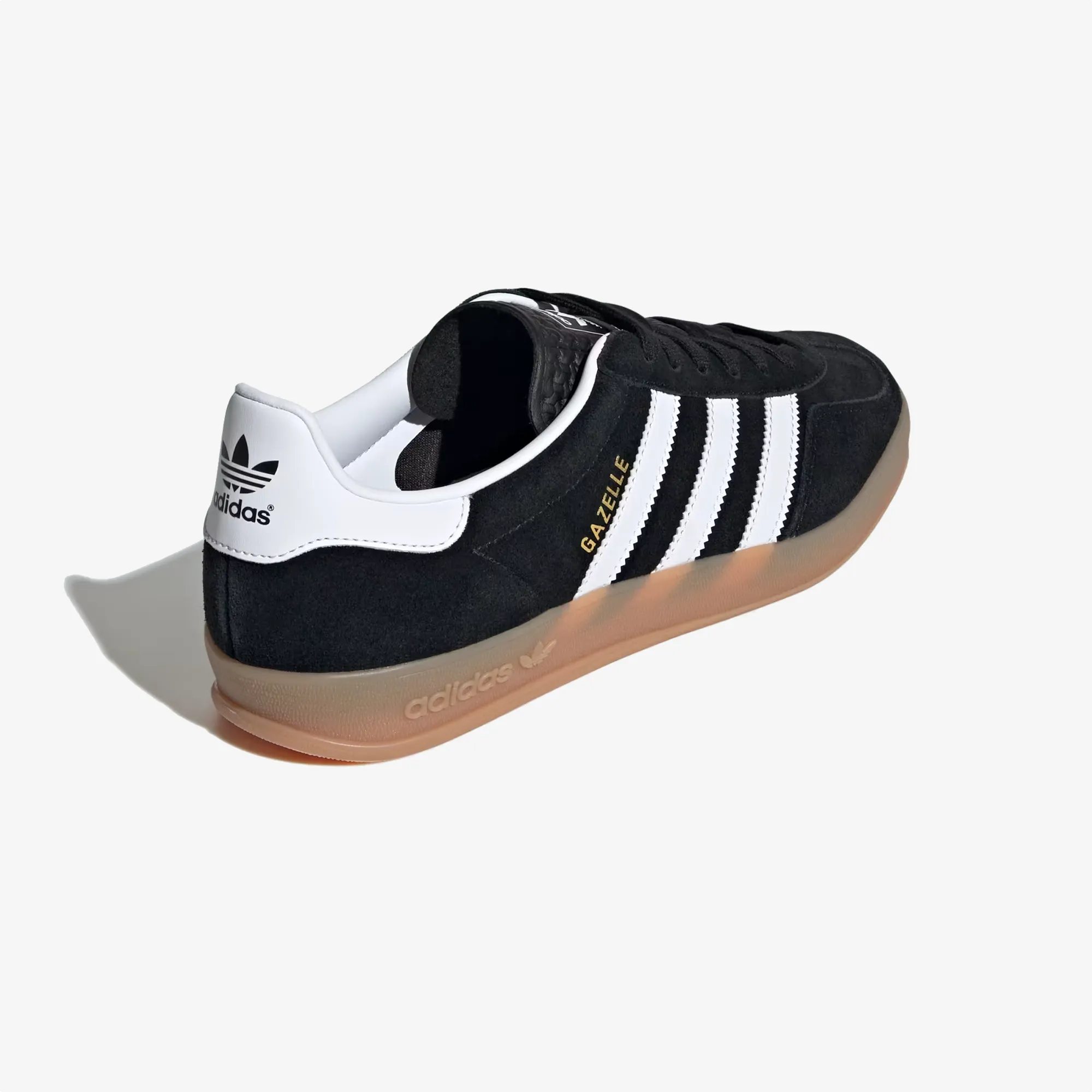 ADIDAS ORIGINALS | GAZELLE INDOOR { CORE BLACK/CLOUD WHITE/GUM Trendy Wear Quick Wear
