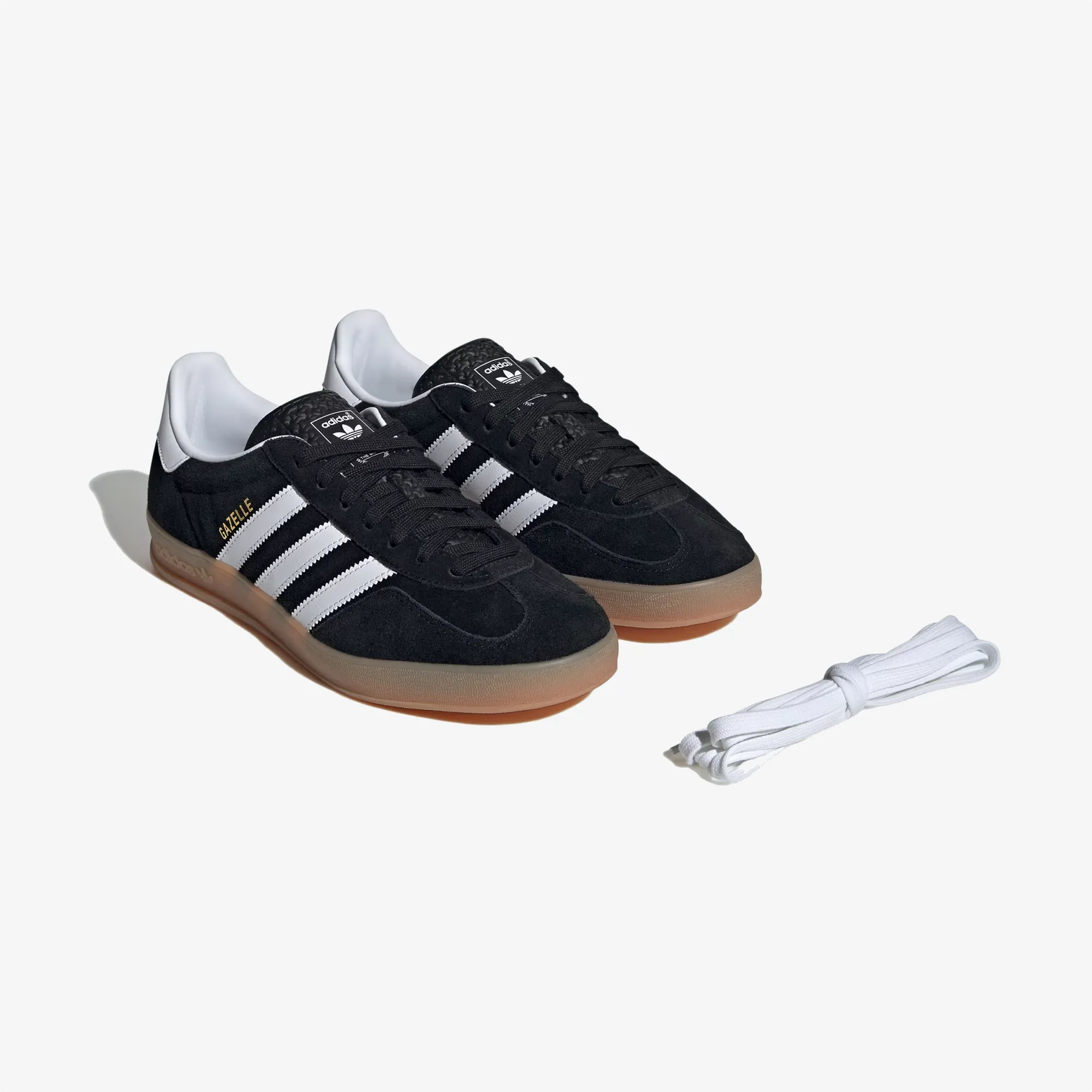 Step Comfort ADIDAS ORIGINALS | GAZELLE INDOOR { CORE BLACK/CLOUD WHITE/GUM