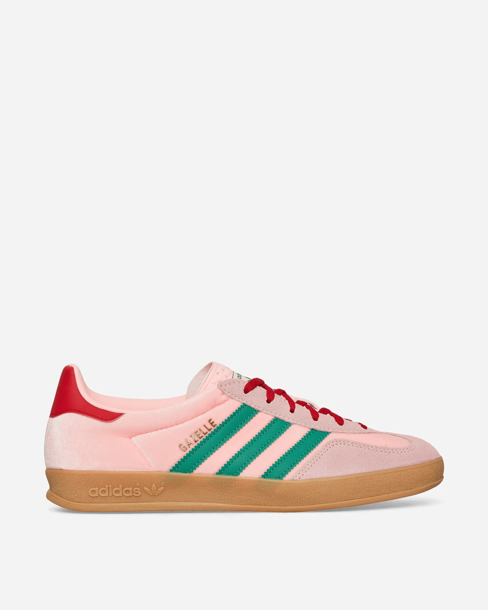 Chic Fit Women's Gazelle Indoor Sneakers Glow Pink / Court Green
