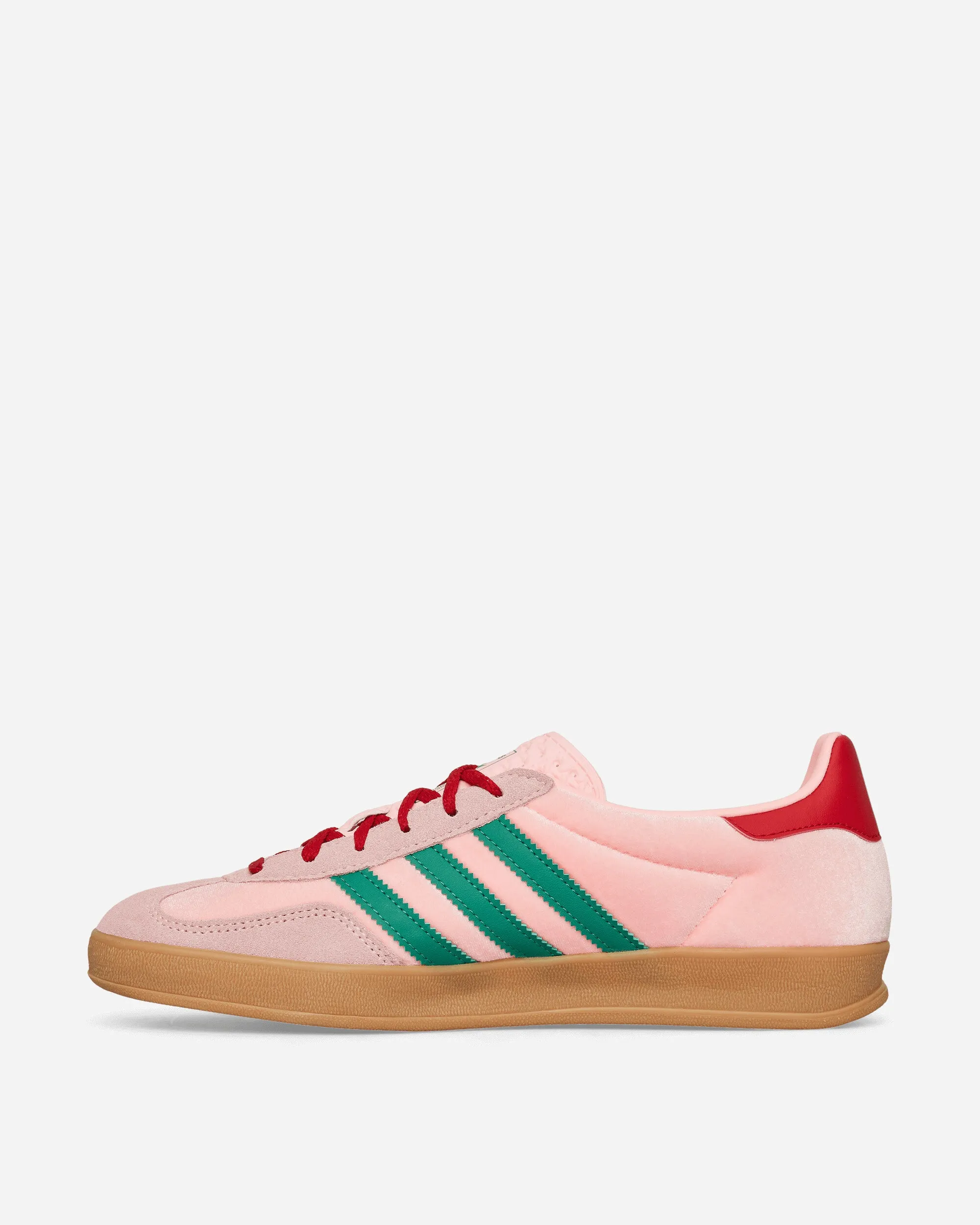 Women's Gazelle Indoor Sneakers Glow Pink / Court Green Durable Material