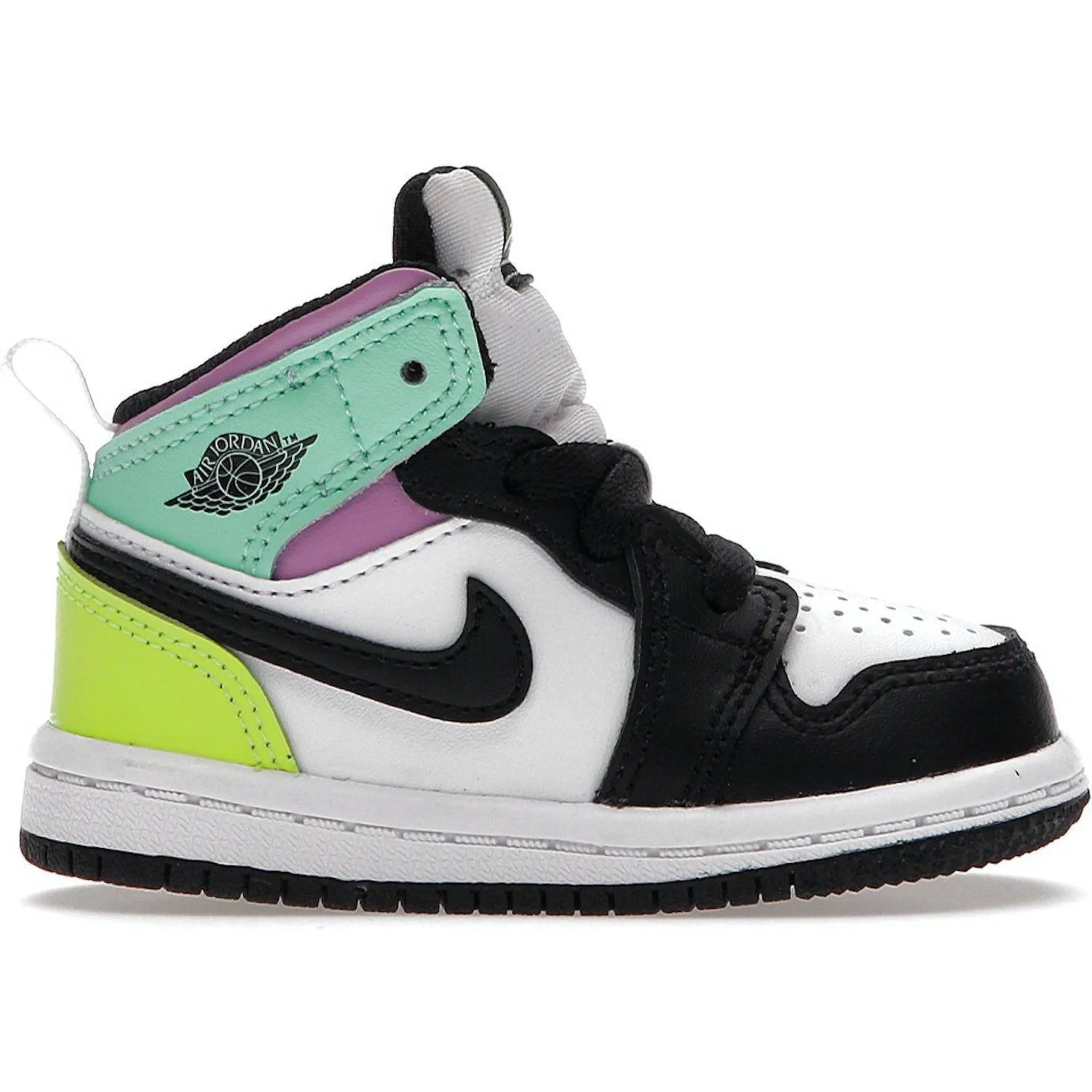 Easy Choice Sporty Jordan 1 Mid Pastel Black Toe (TD)
