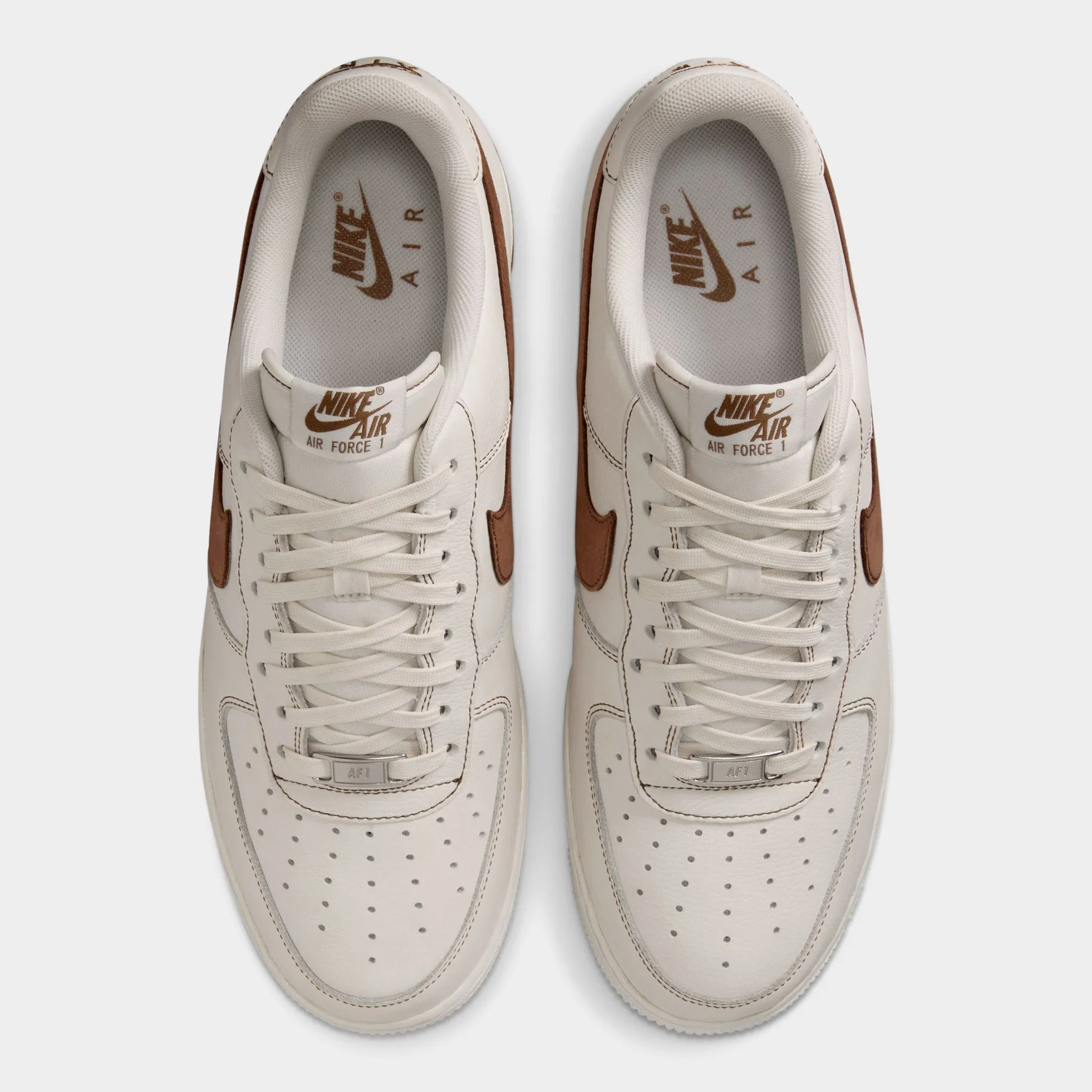 Nike Air Force 1 '07 LV8 Ivory / Saddle Brown Slip On