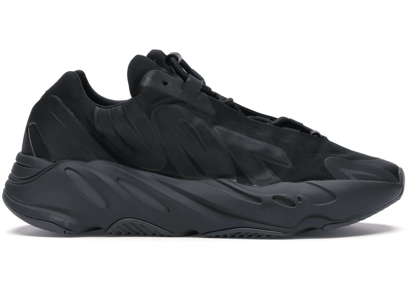 adidas Yeezy Boost 700 MNVN Triple Black Clogs