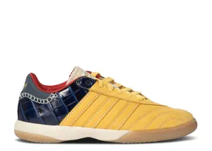 Adidas Samba Millennium Wales Bonner Fade Gold Navy Croc Foam Texture