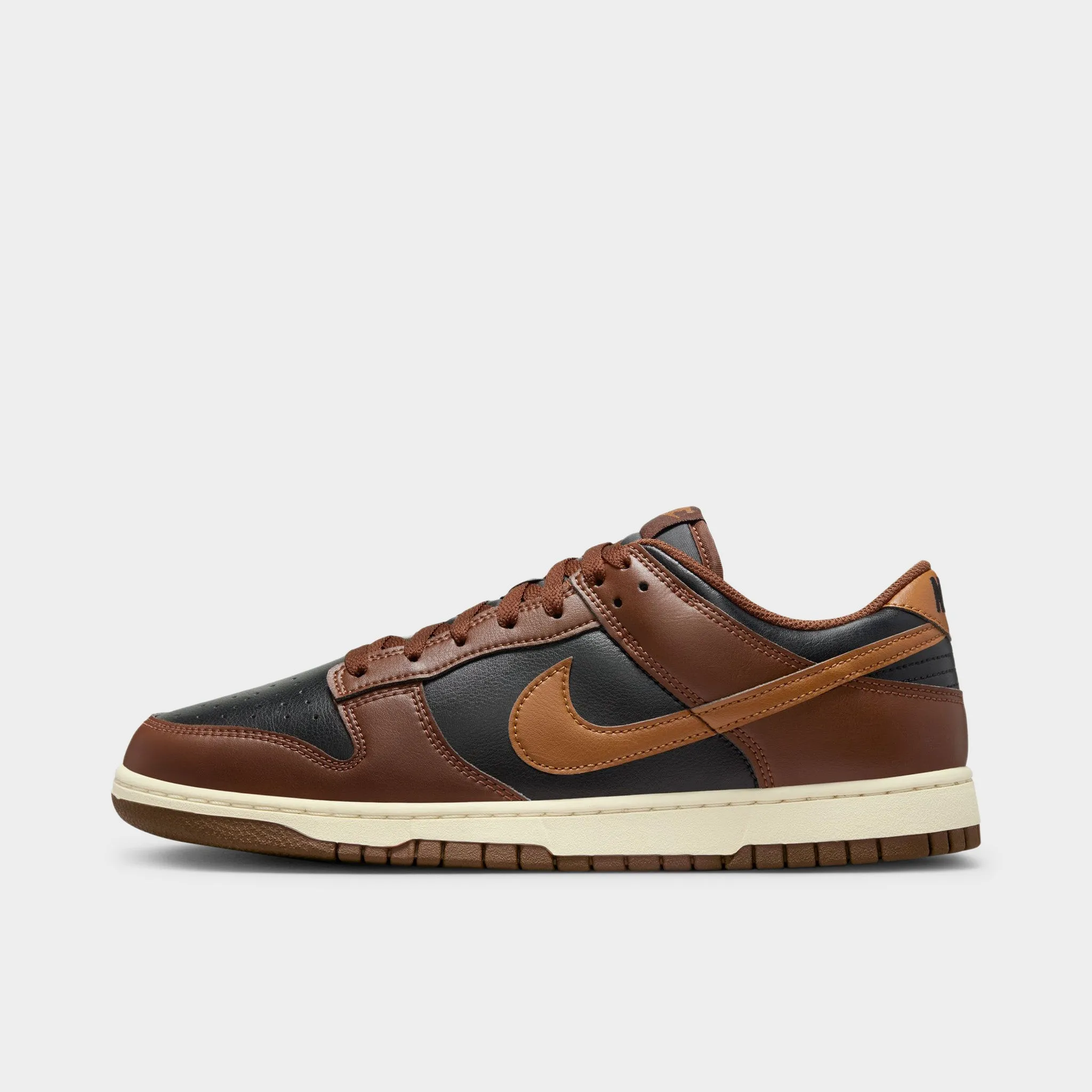 Nike Dunk Low Black / British Tan - Cacao Wow Comfort support Moisture   Wicking